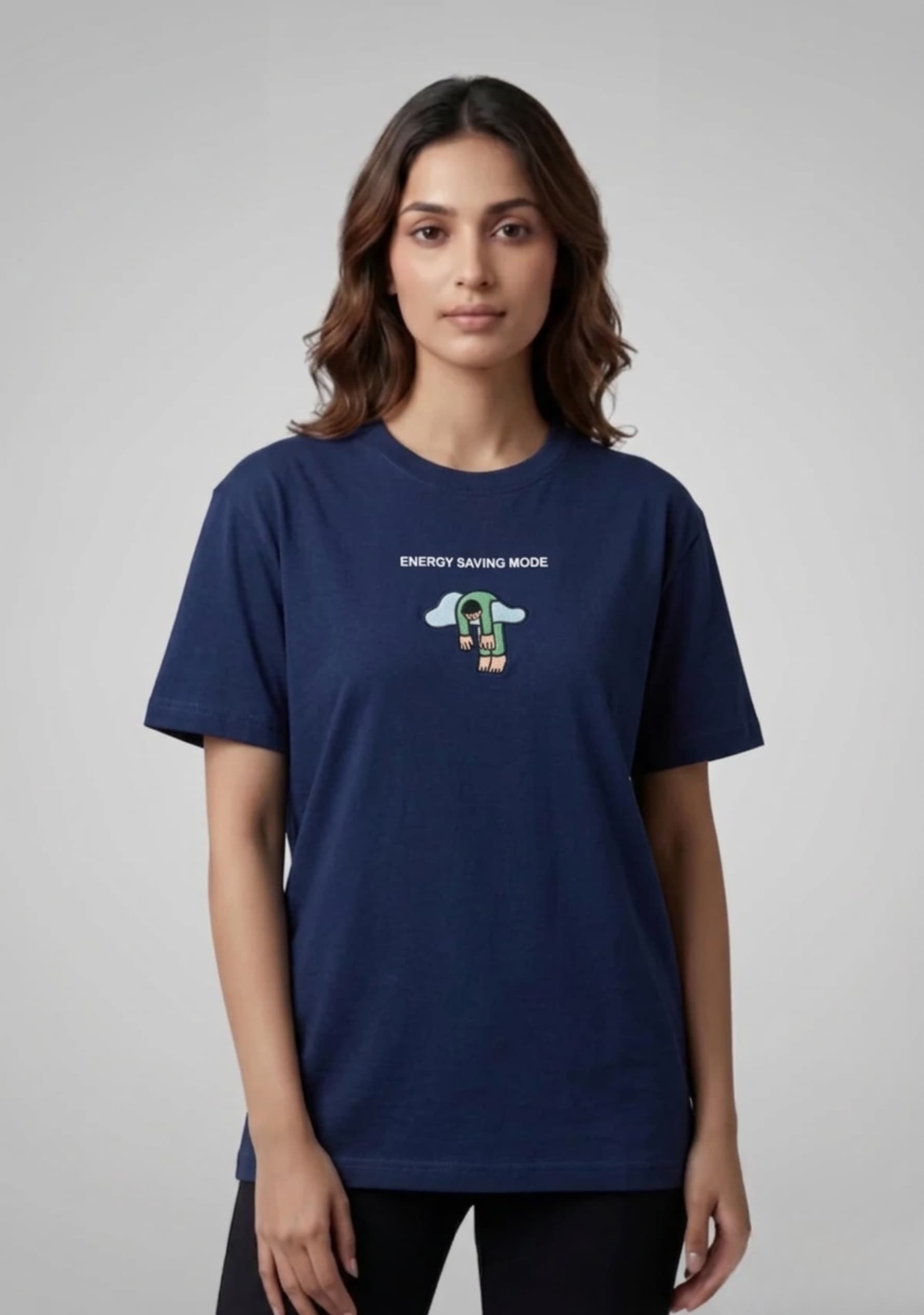 Low Power (Dark Blue) Oversized Fit