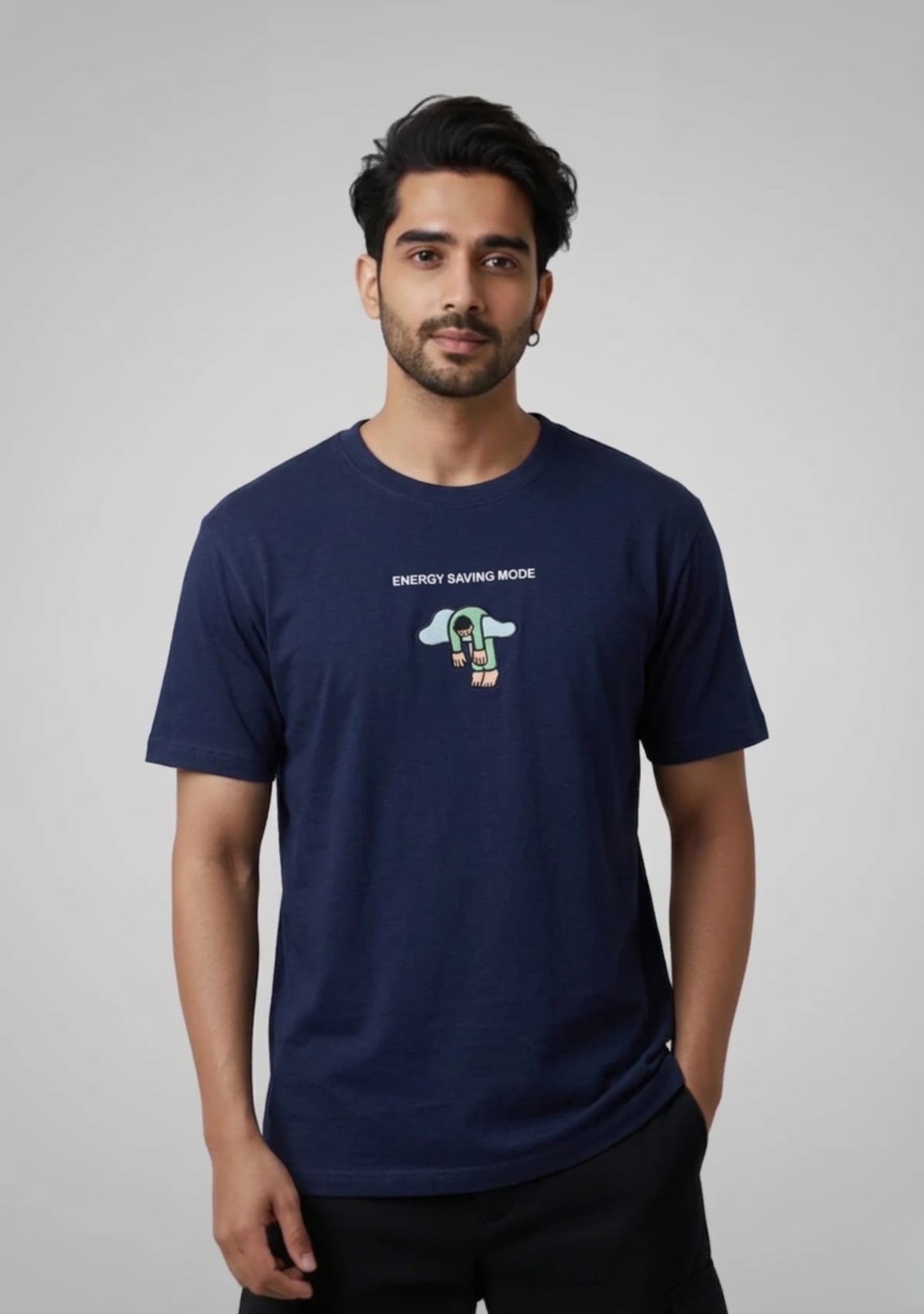 Low Power (Dark Blue) Oversized Fit