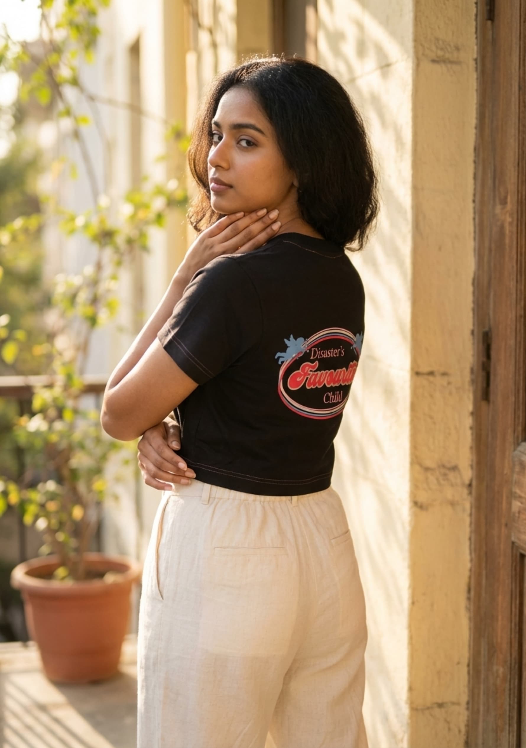 Soft Affair (Black) Crop Top