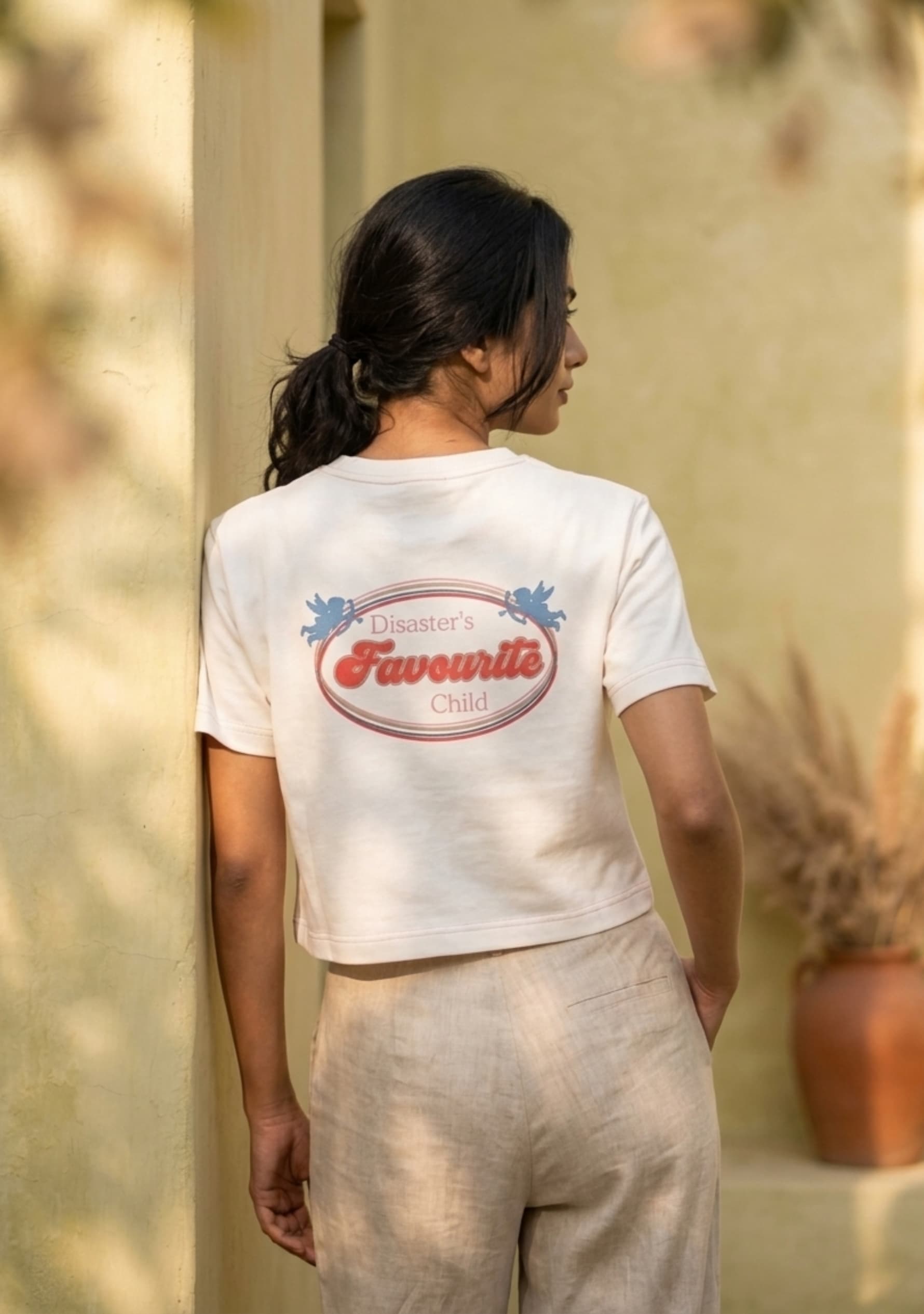 Soft Affair (White) Crop Top