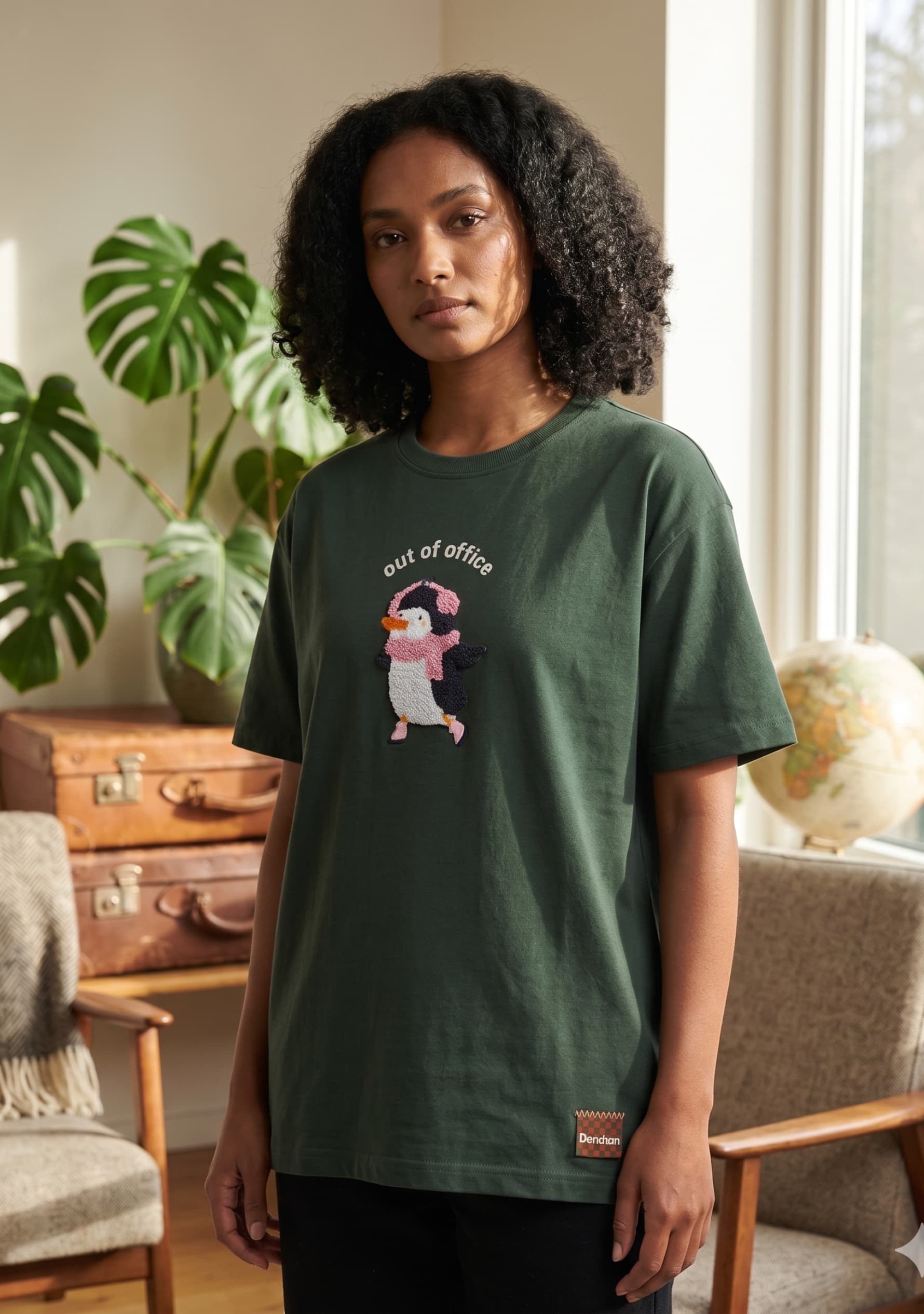 Winter Light (Forest Green) Oversized fit