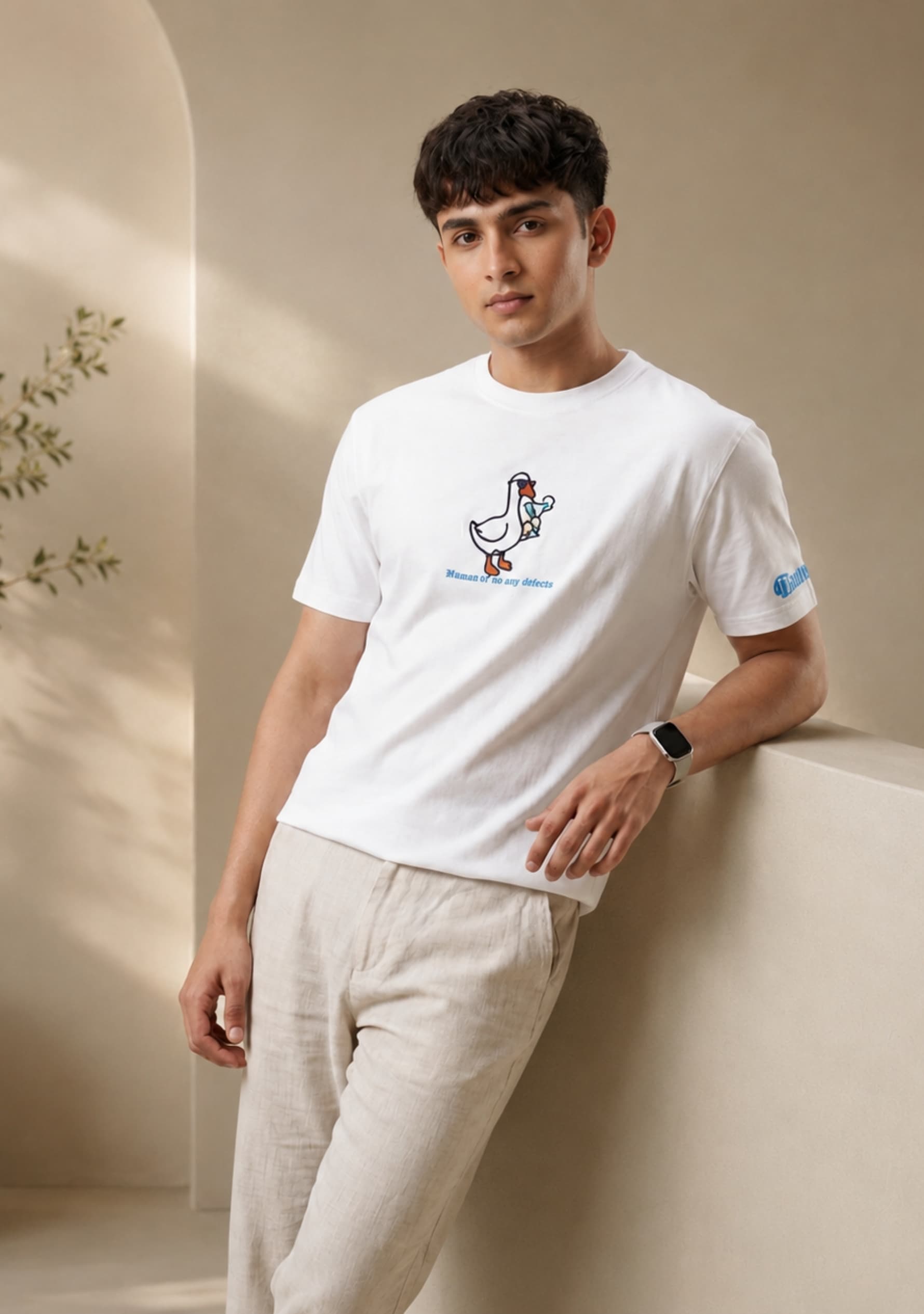 Spill Theory (White) Oversized Fit