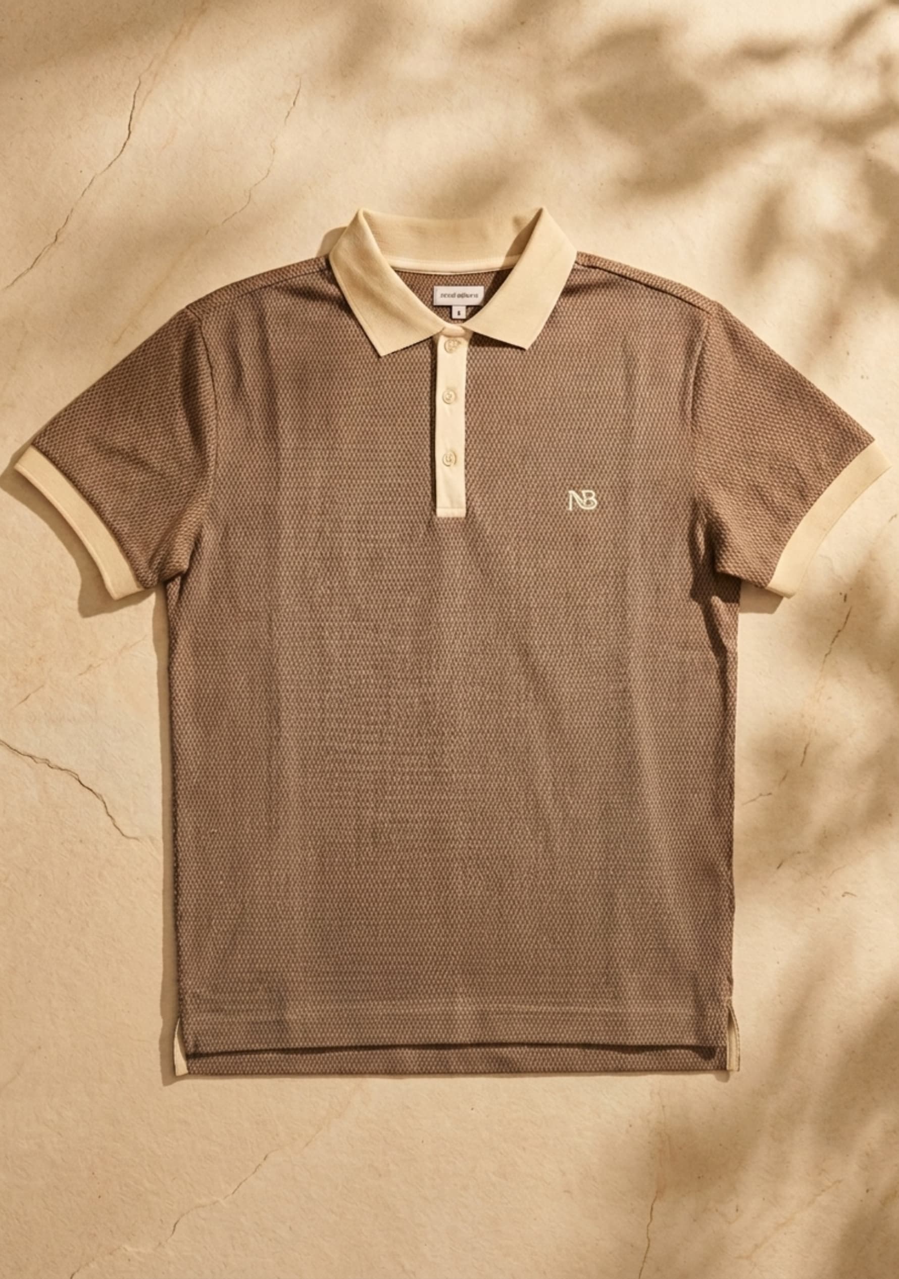 Milan (Beige) Button Polo