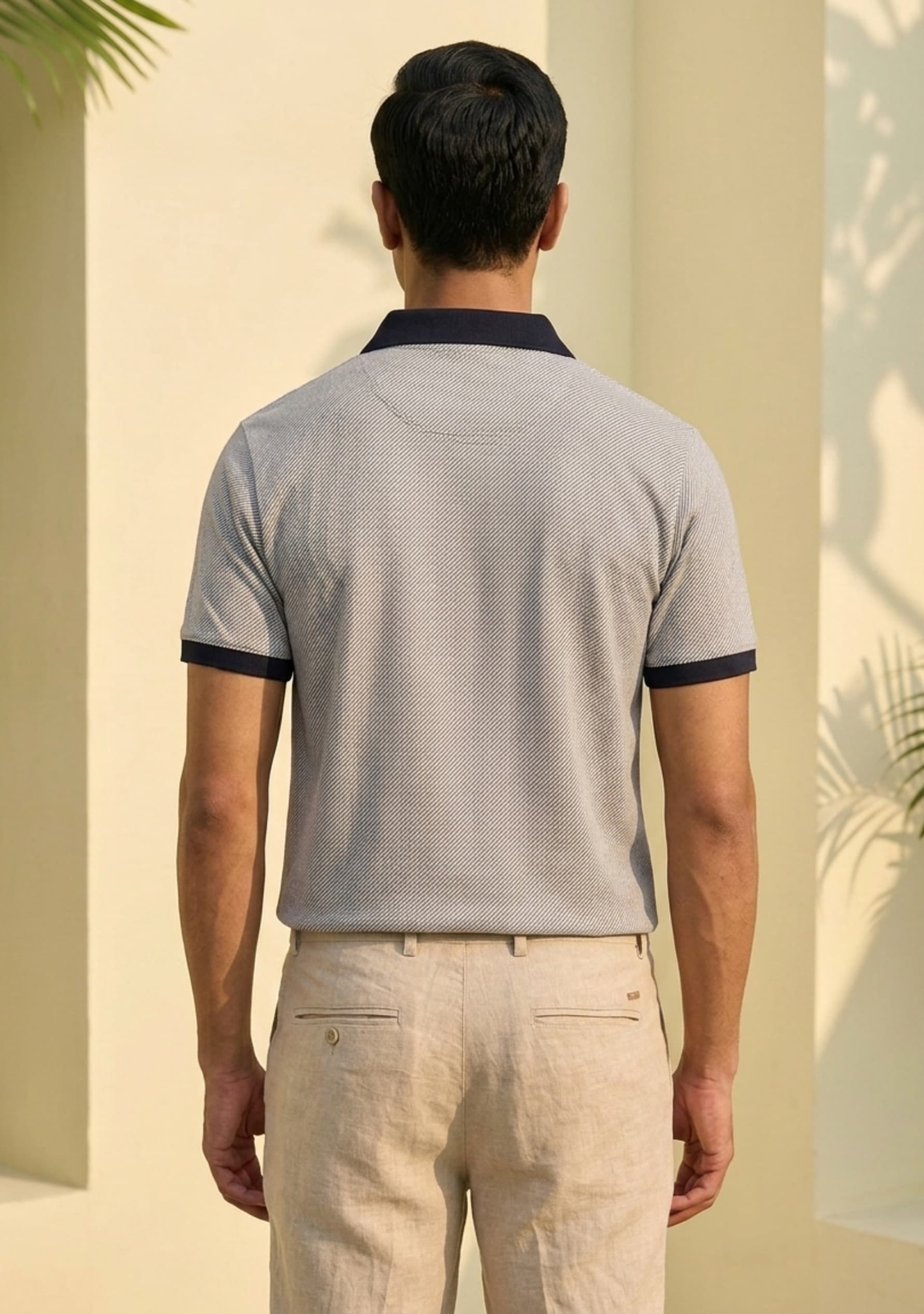 Manhattan (Grey) Button Polo