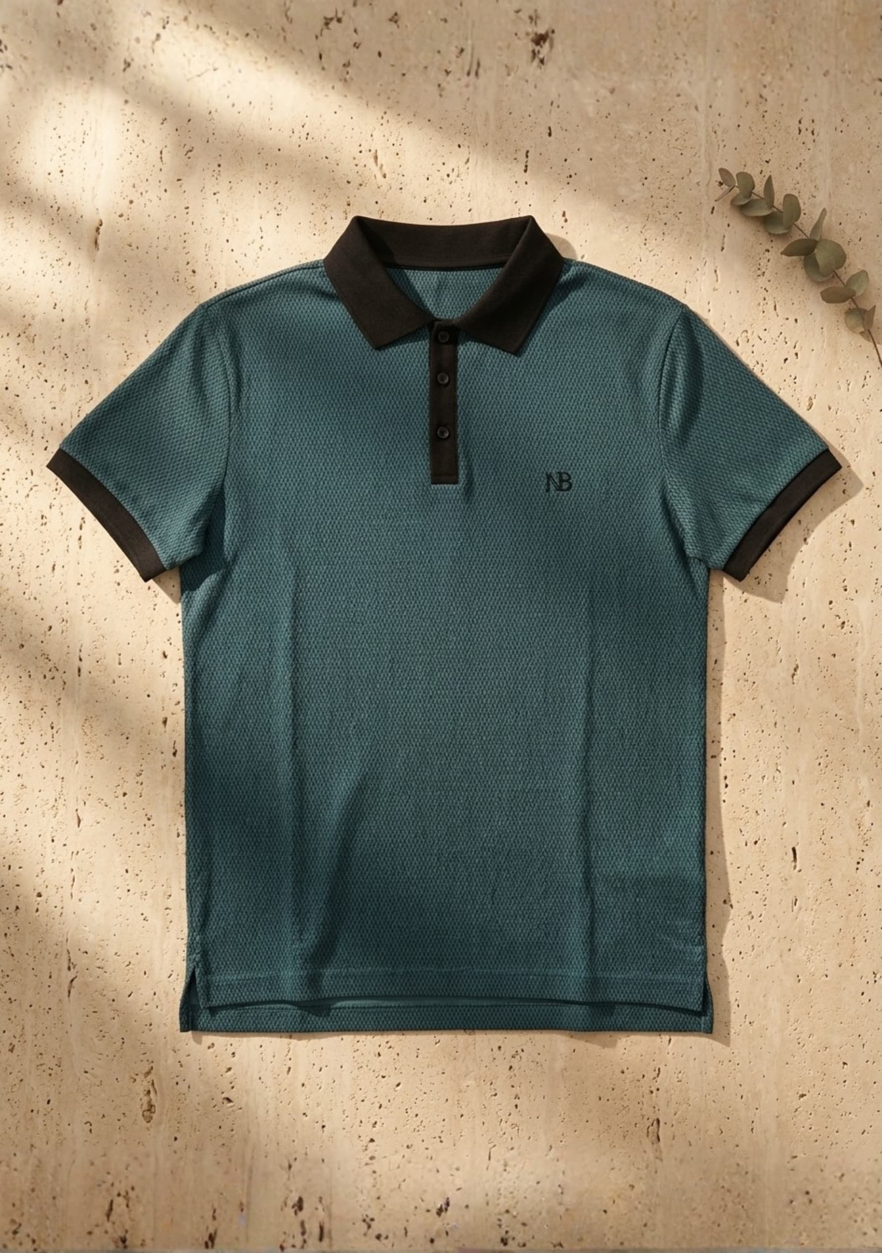 Monaco (Teal) Button Polo