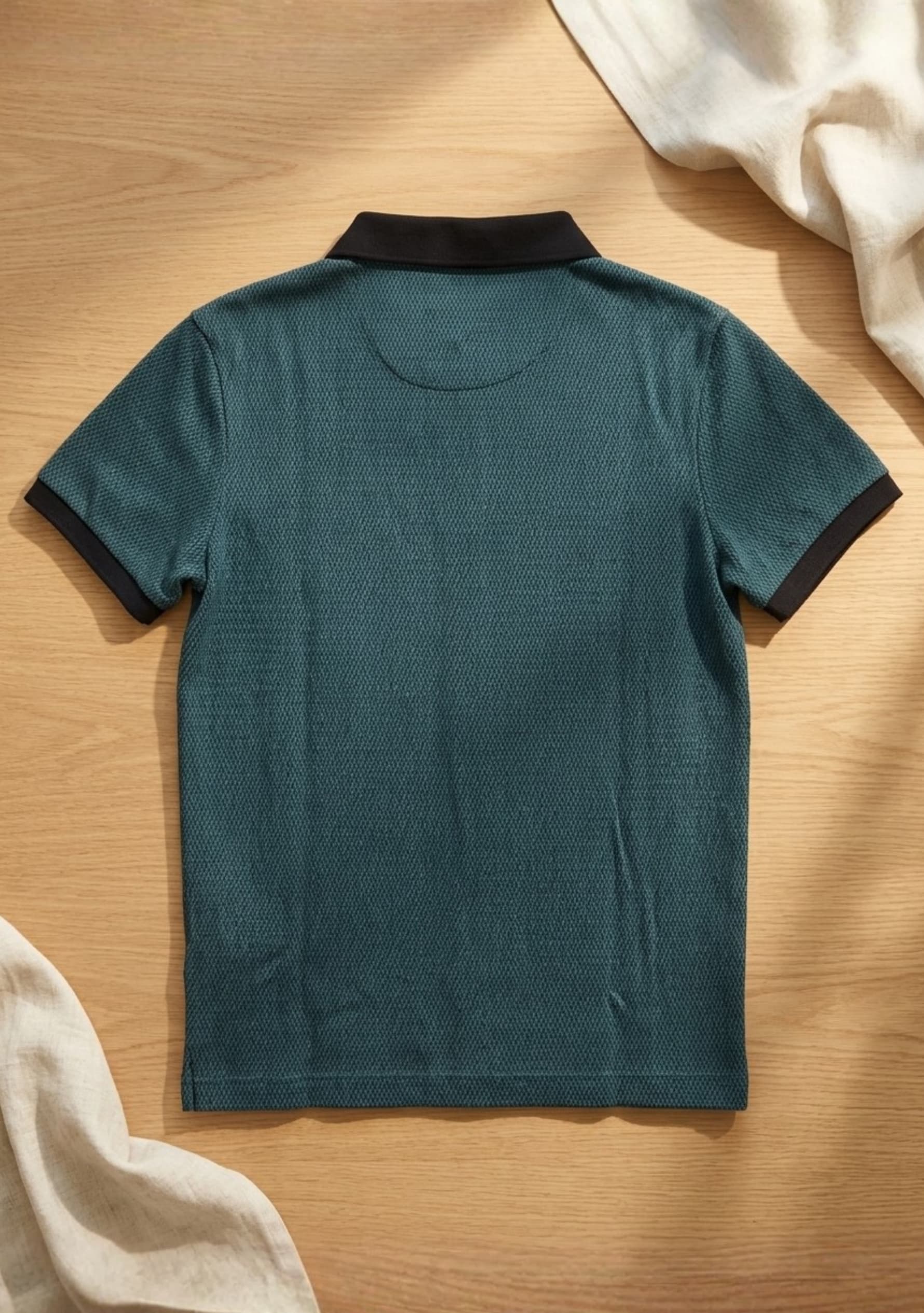 Monaco (Teal) V-Neck Polo