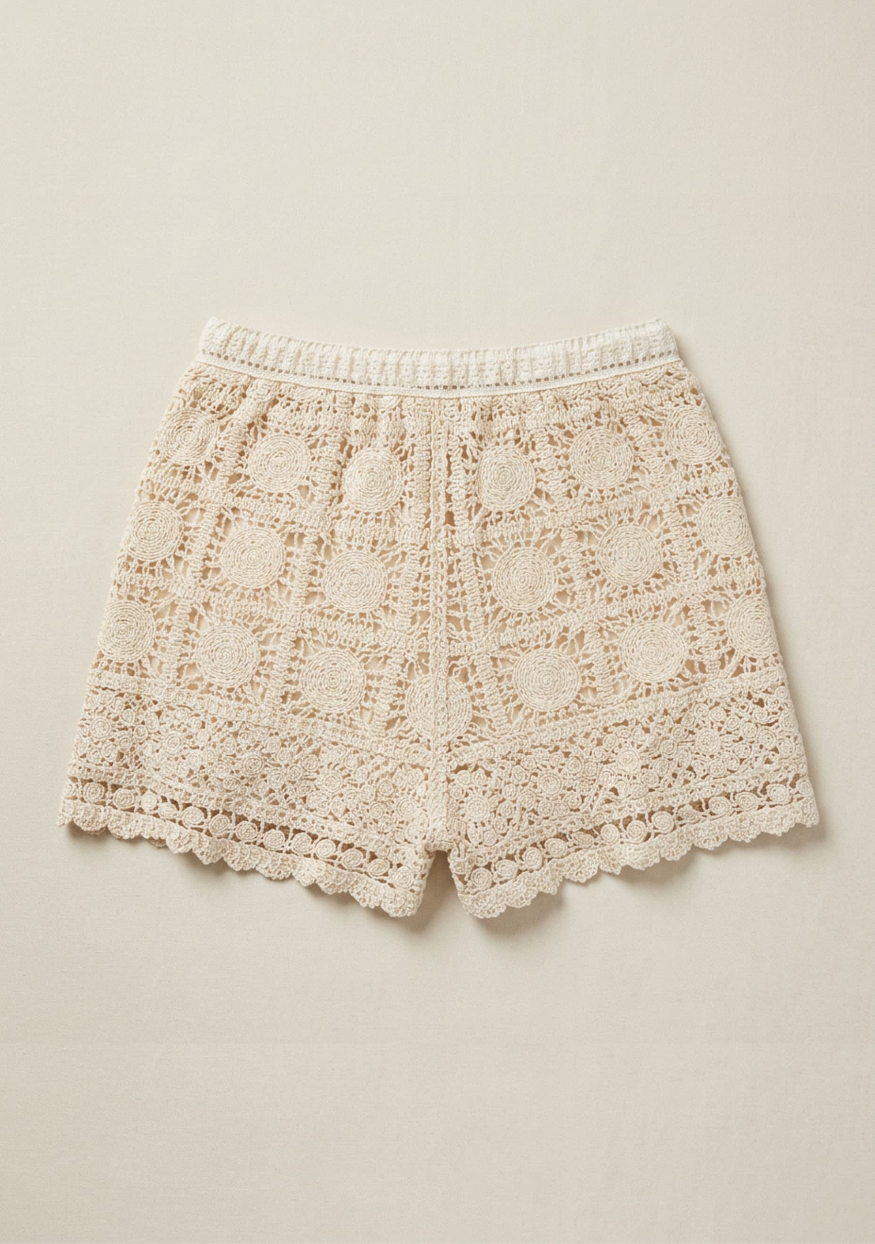 Elowen Crochet Shorts (Sandal)