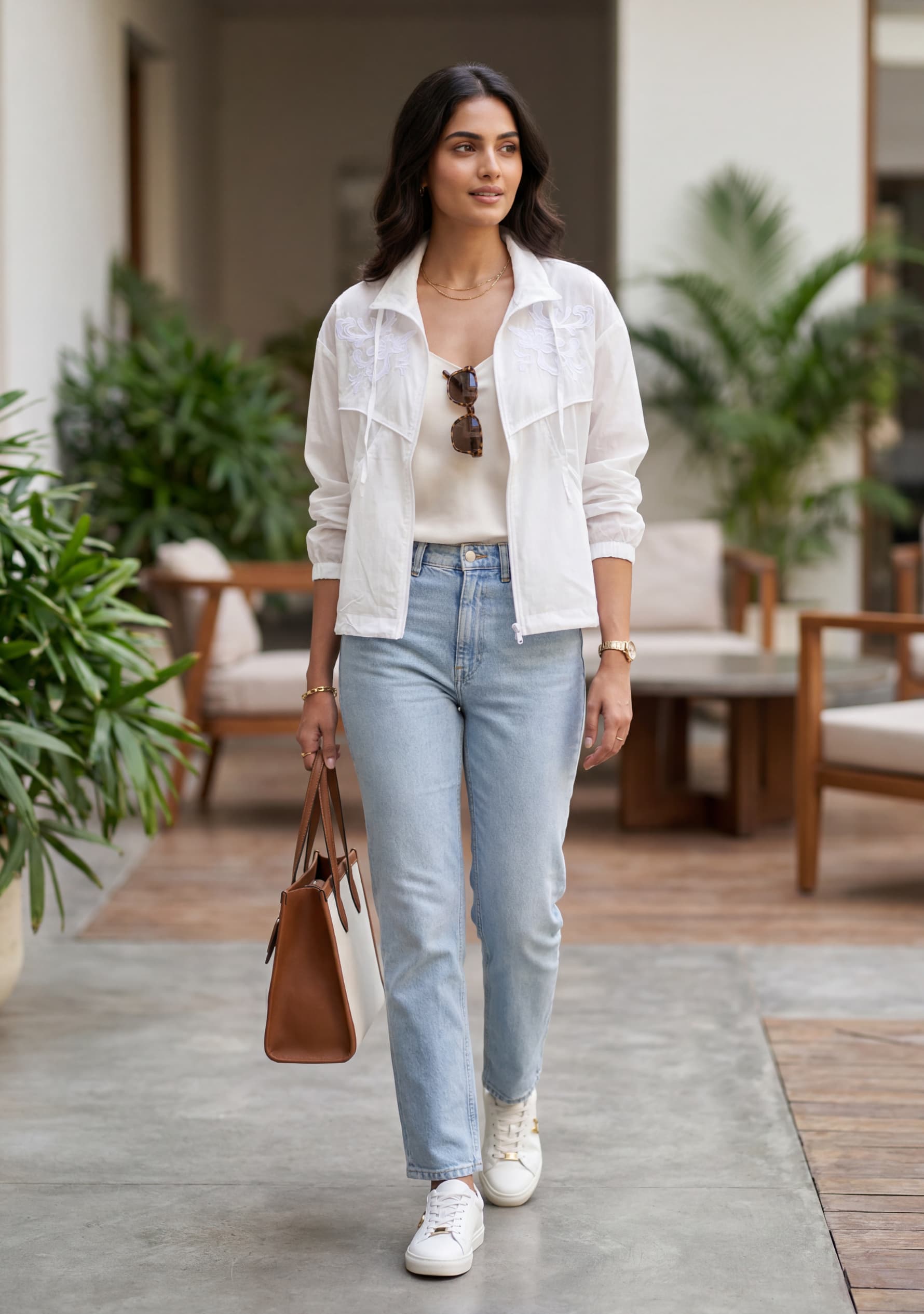 Velune Overlay Jacket (White)