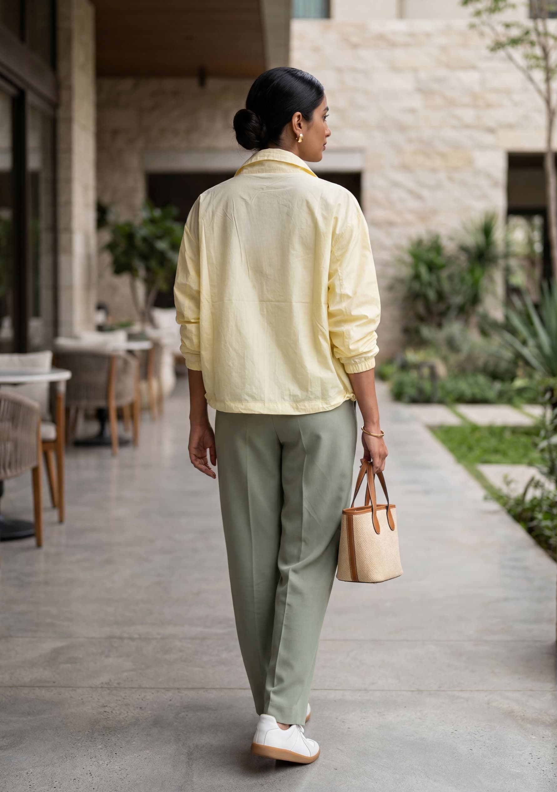 Velune Overlay Jacket (Pastel Yellow)