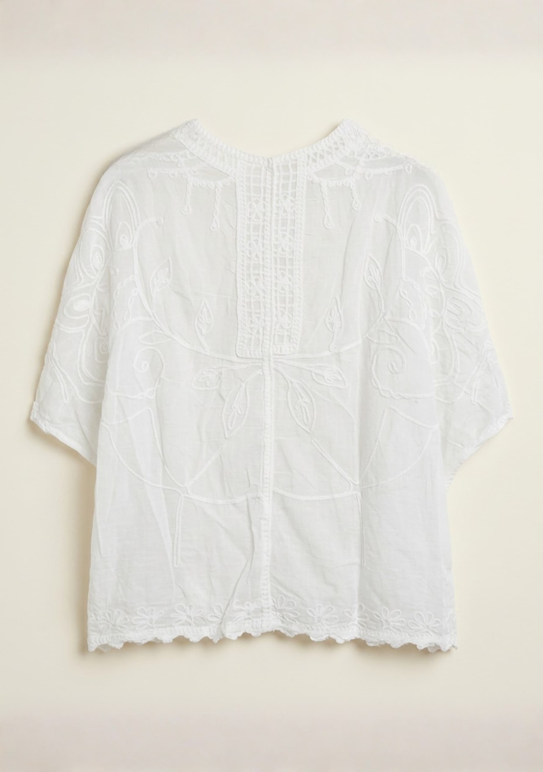 Calypso Crochet Top (White)