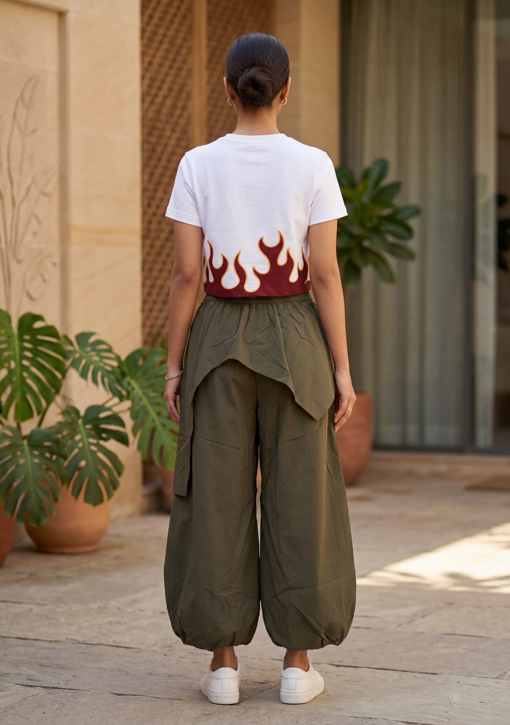 Cloud Balloon Pants (Olive Green)