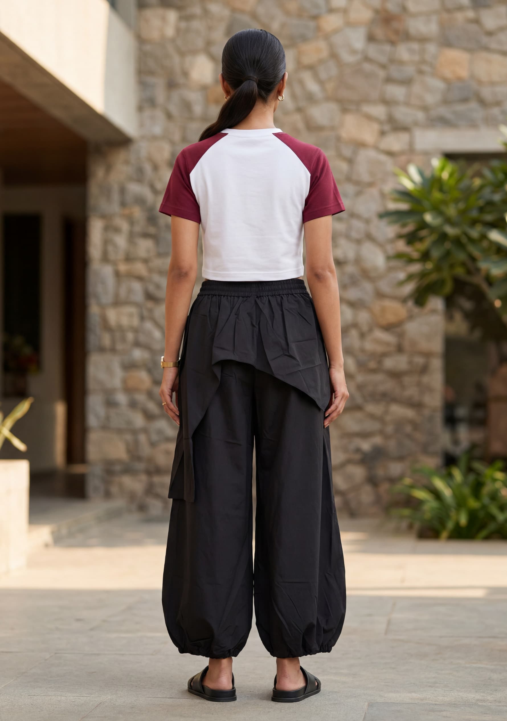 Cloud Balloon Pants (Black)