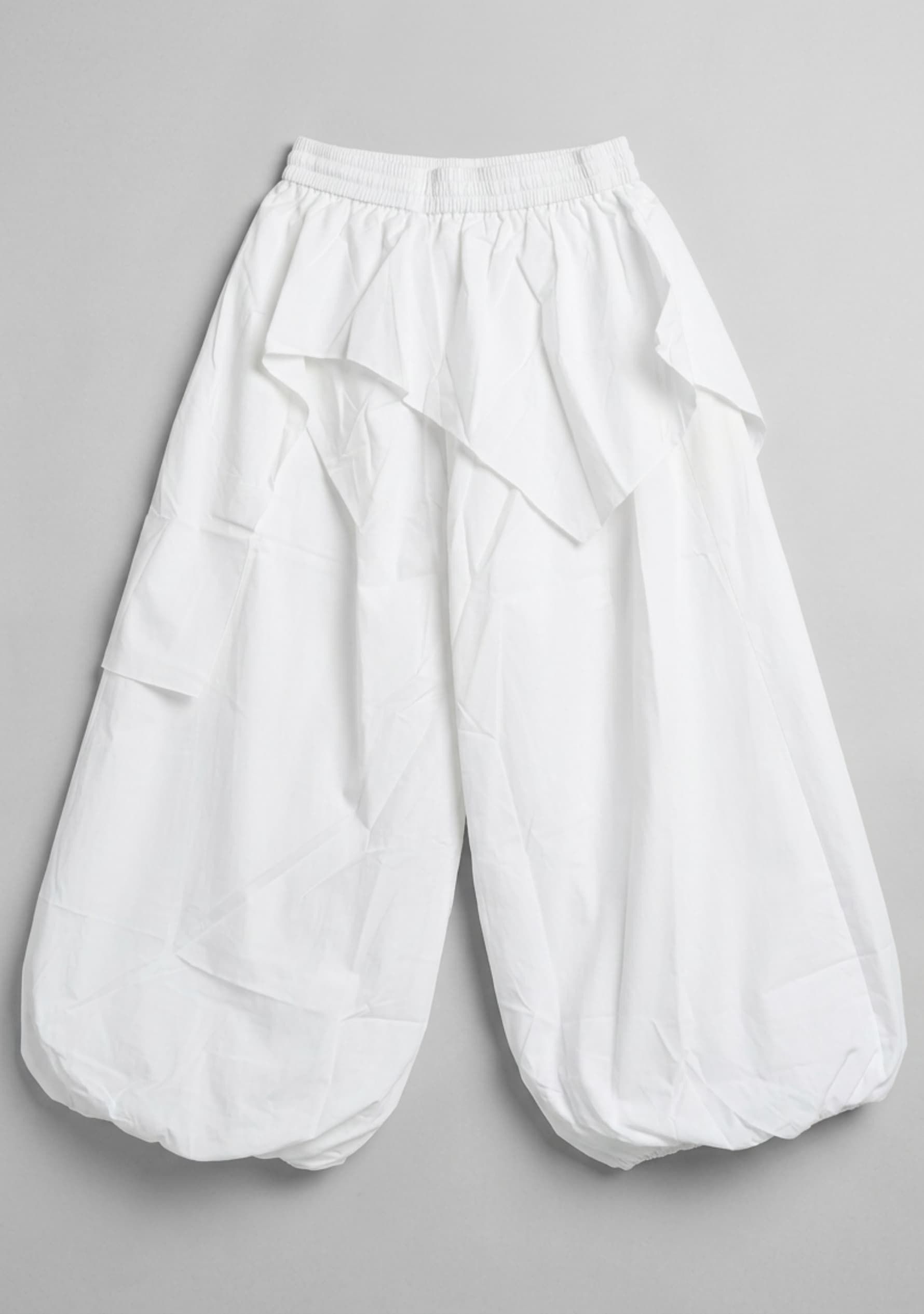 Cloud Balloon Pants (White)