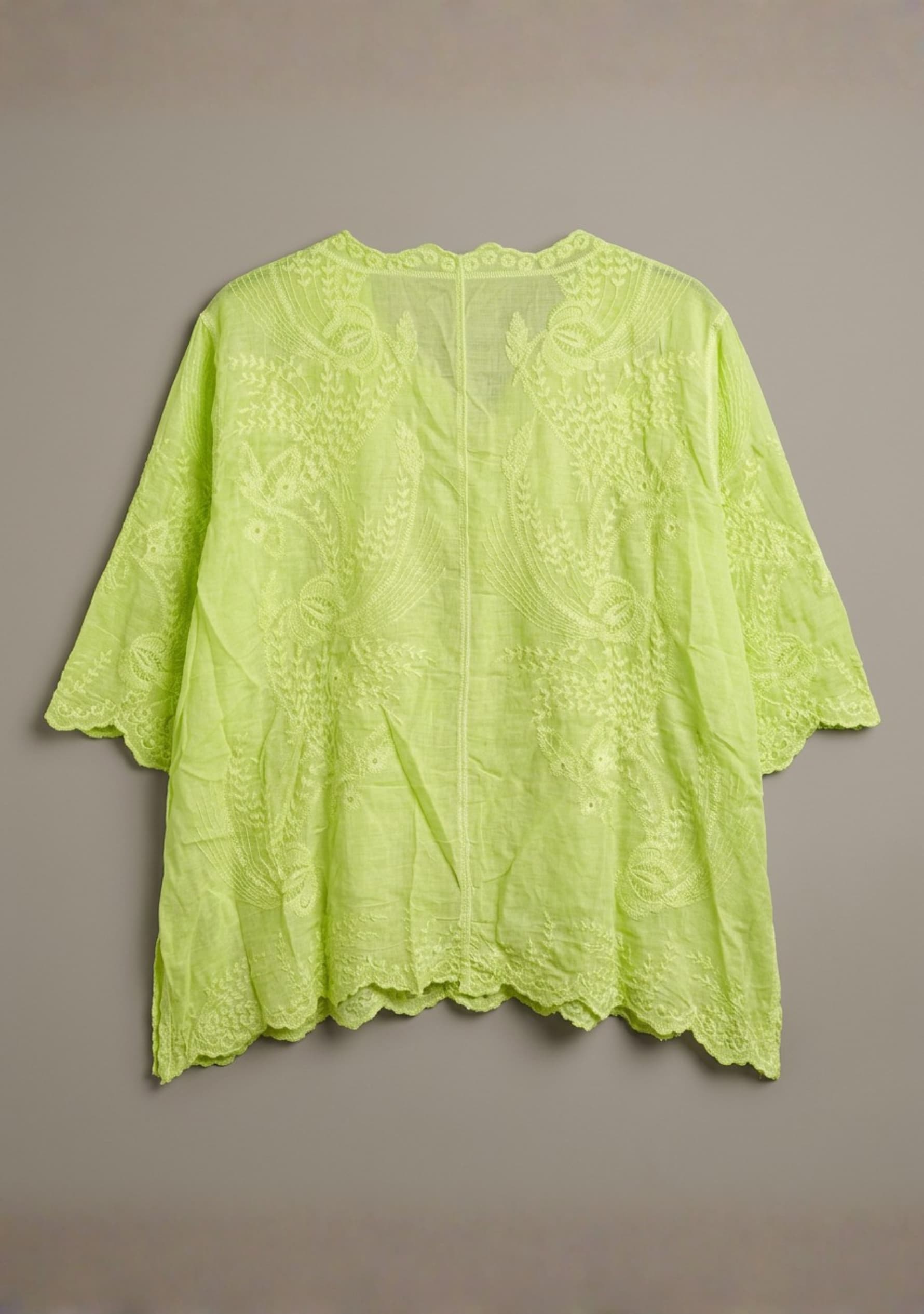Asteria Crochet Top (Light Green)