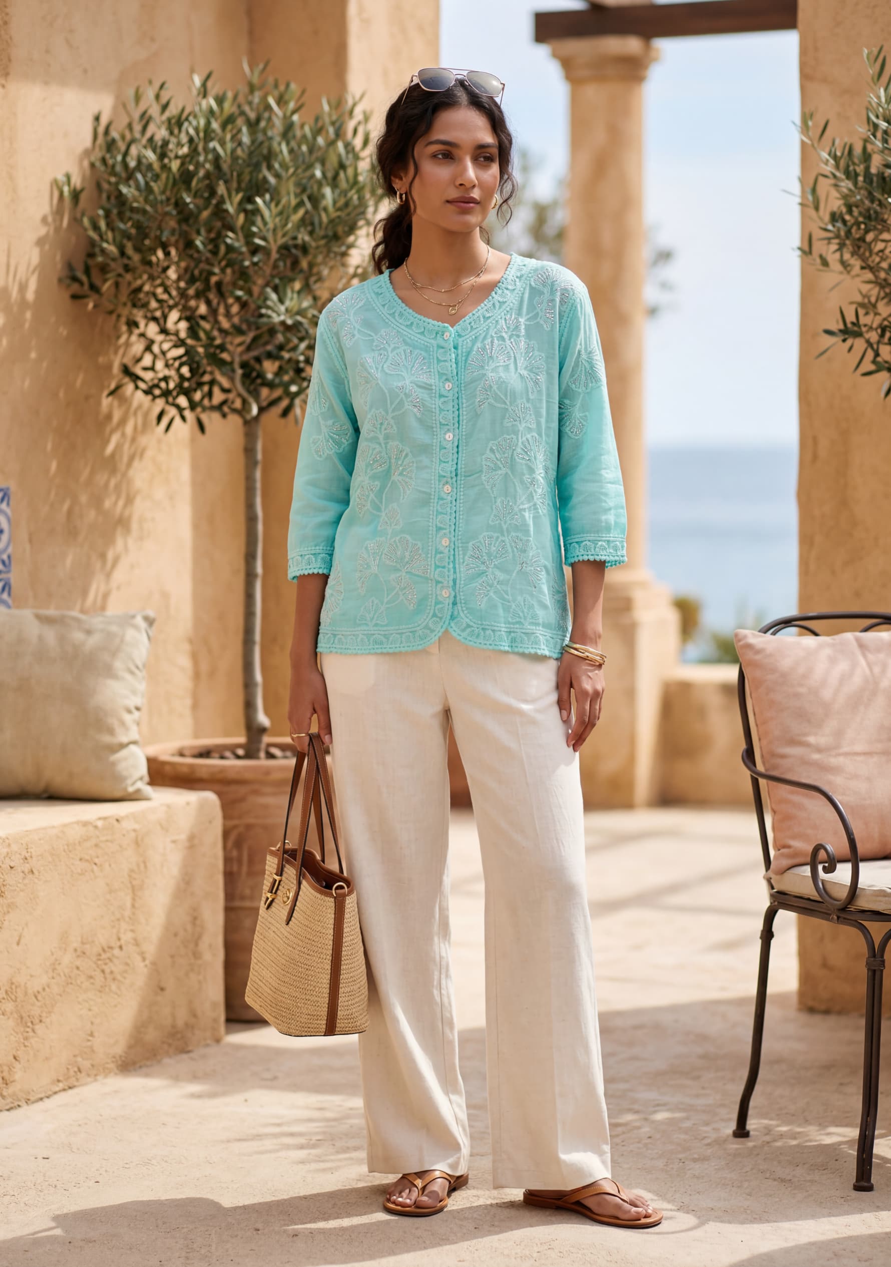Thalassa Crochet Top (Mint Green)