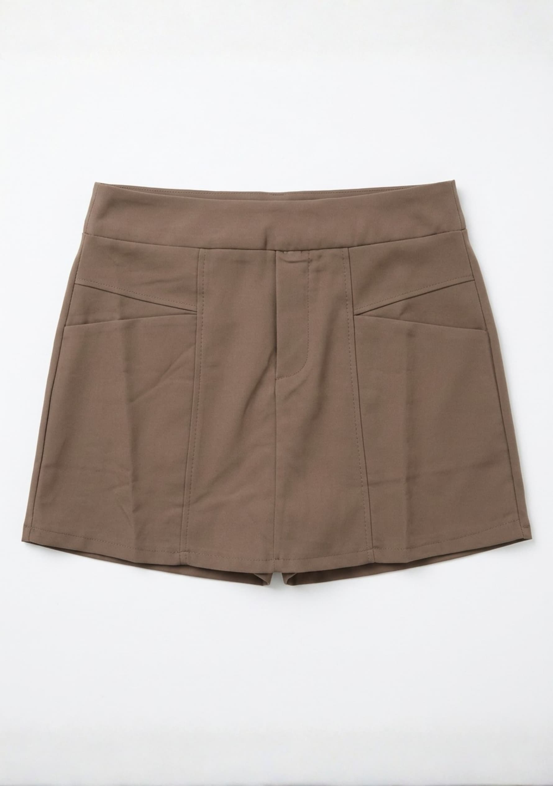 Rose Pleated Skort (Earth Brown)