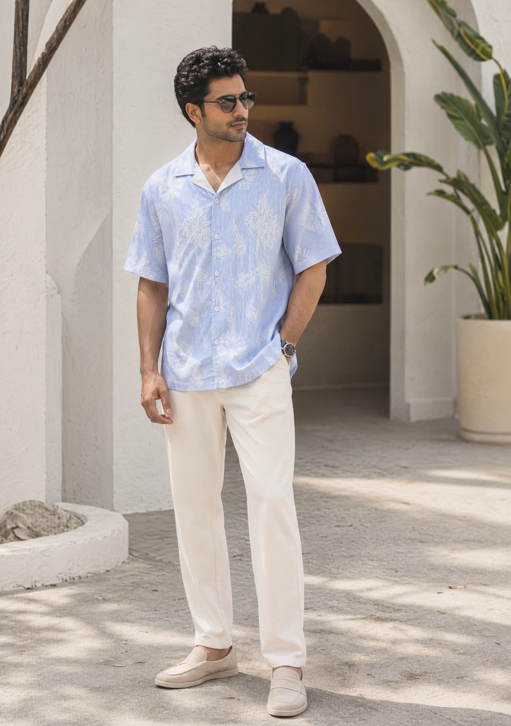 Easy Escape: Mykonos Men's Shirt