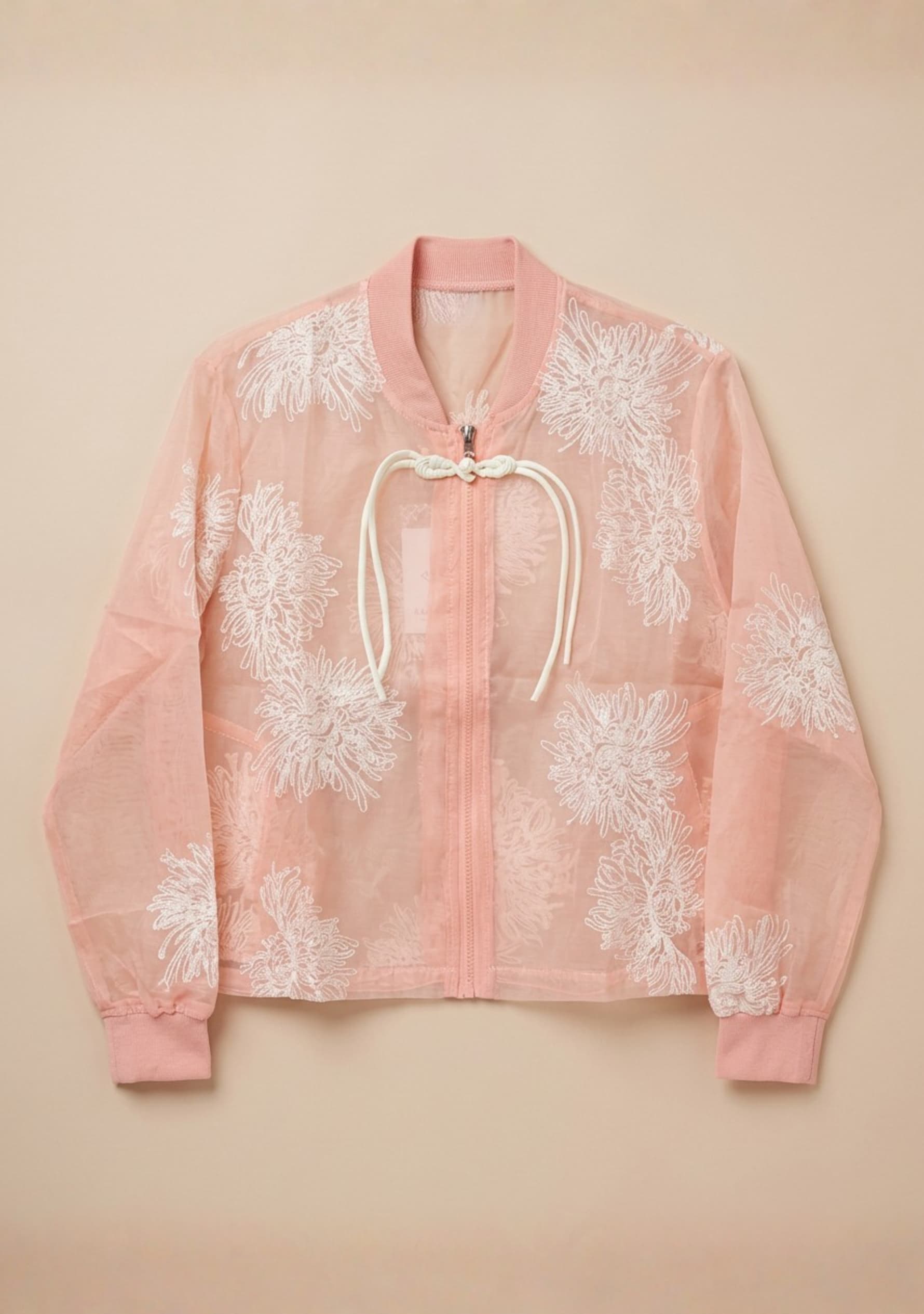 Chrysa Overlay Jacket (Light Pink)
