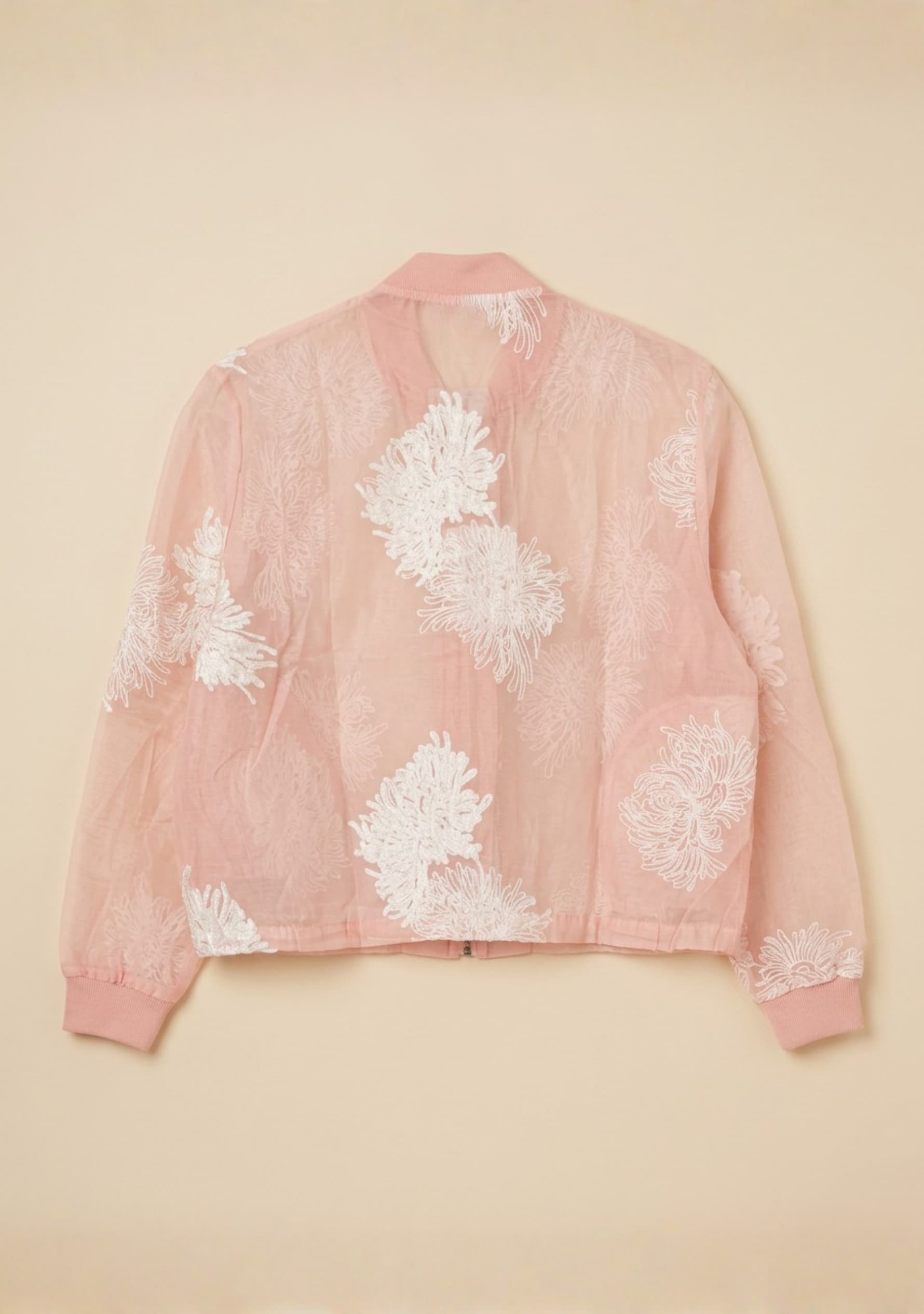 Chrysa Overlay Jacket (Light Pink)
