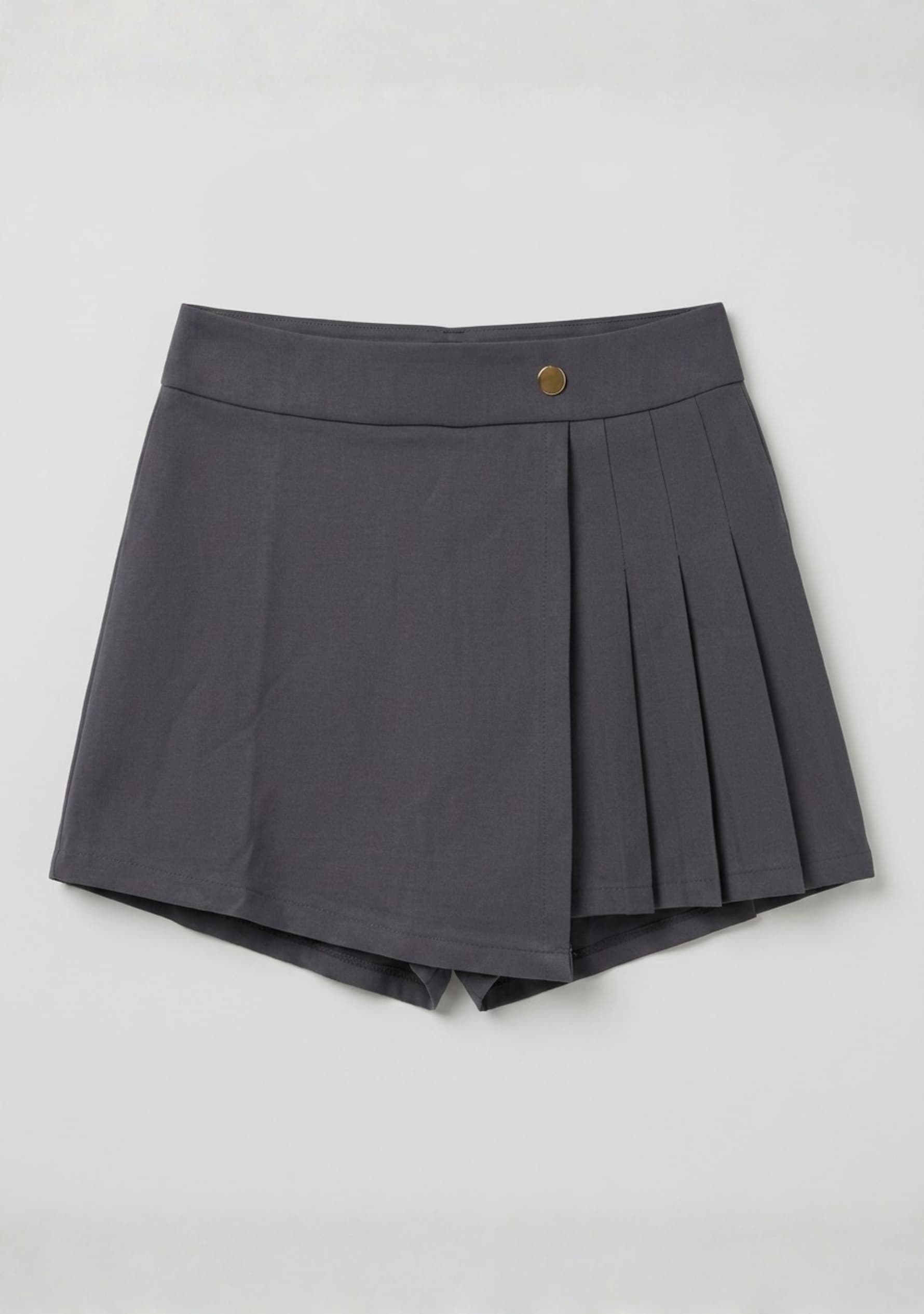 Blossom Pleat Skort (Grey)