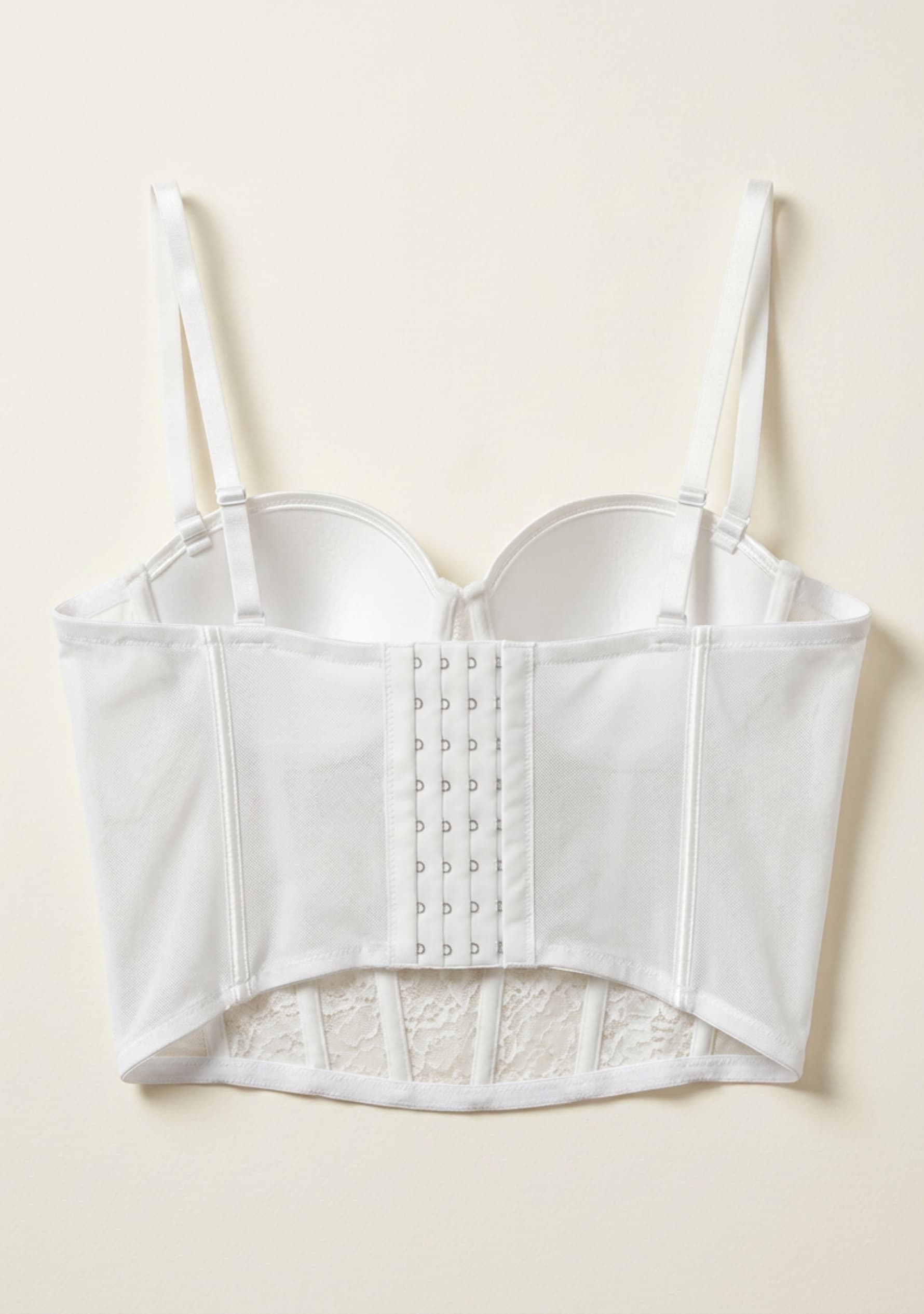 Lustre Corset Top (White)