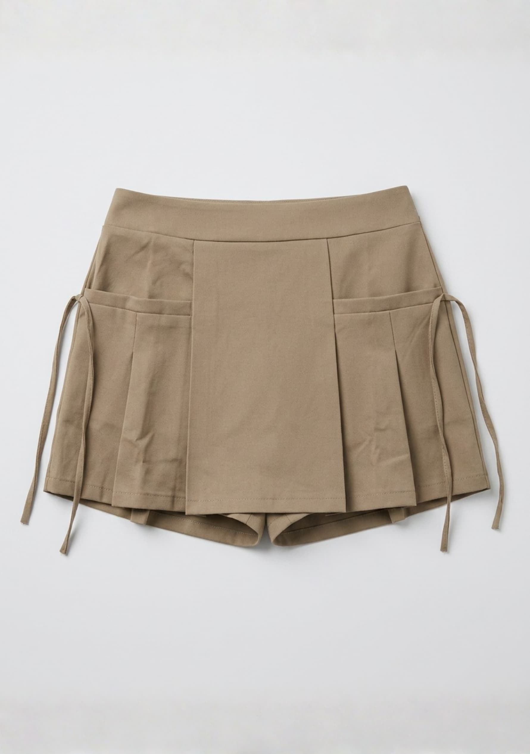 Willow Drawcord Skort (Beige)