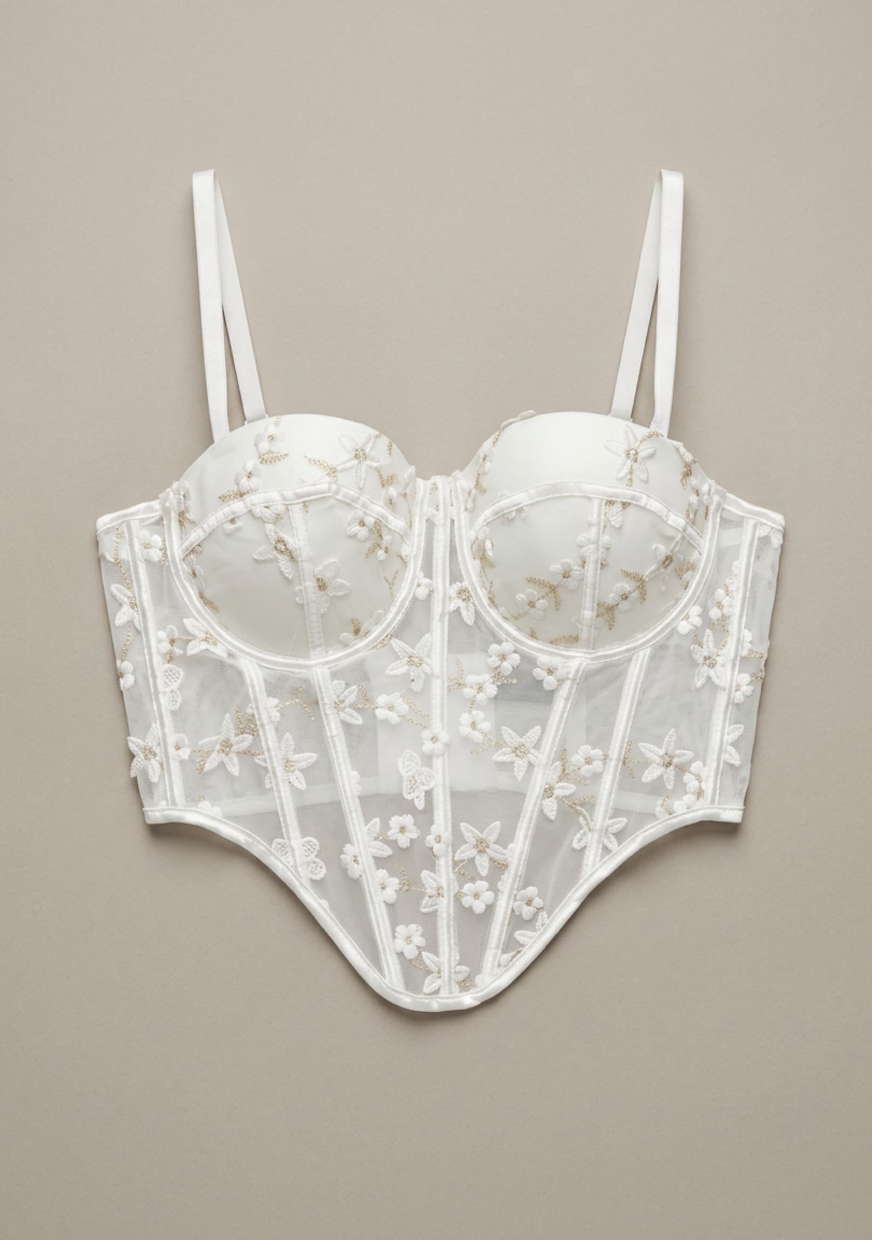Ivorelle Corset Top (White)