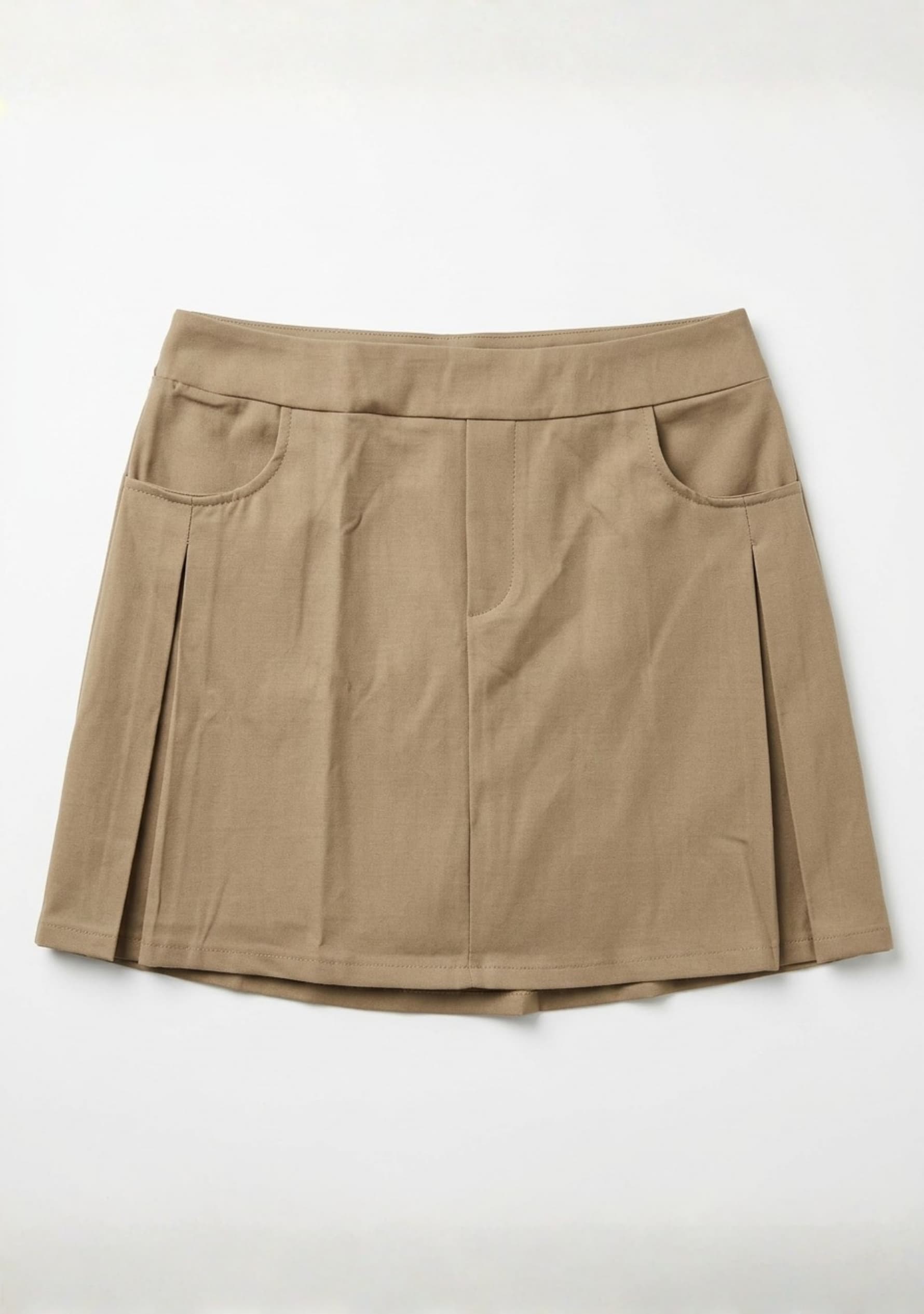 Olive Tailored Skort (Beige)