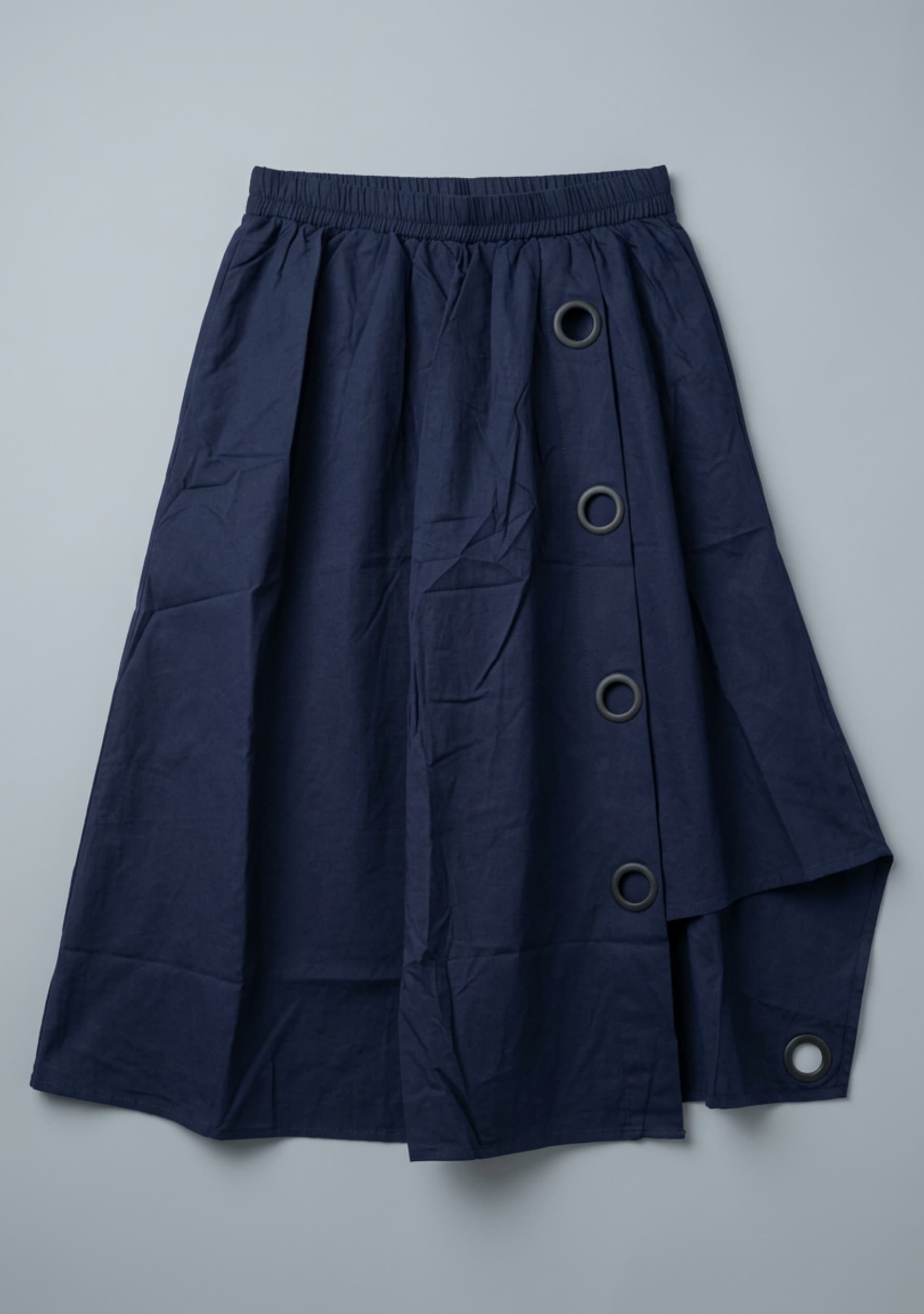 Evara Midi Skirt (Dark Blue)