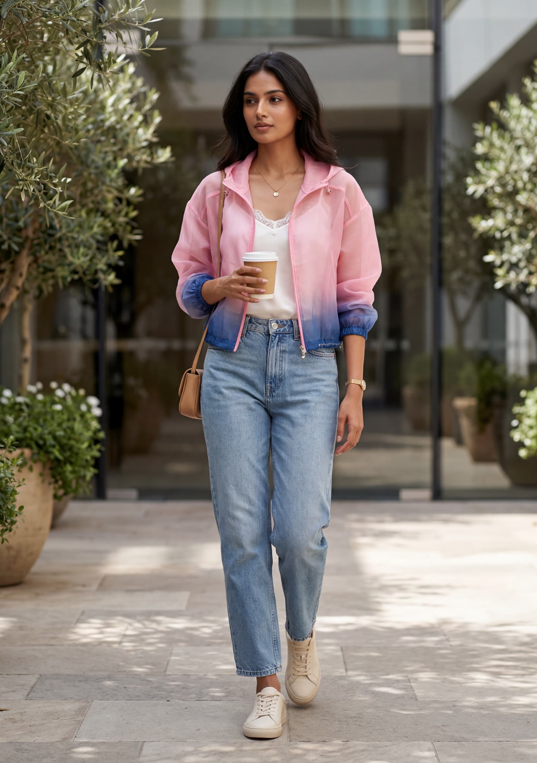 Mist Overlay Jacket (Pink)