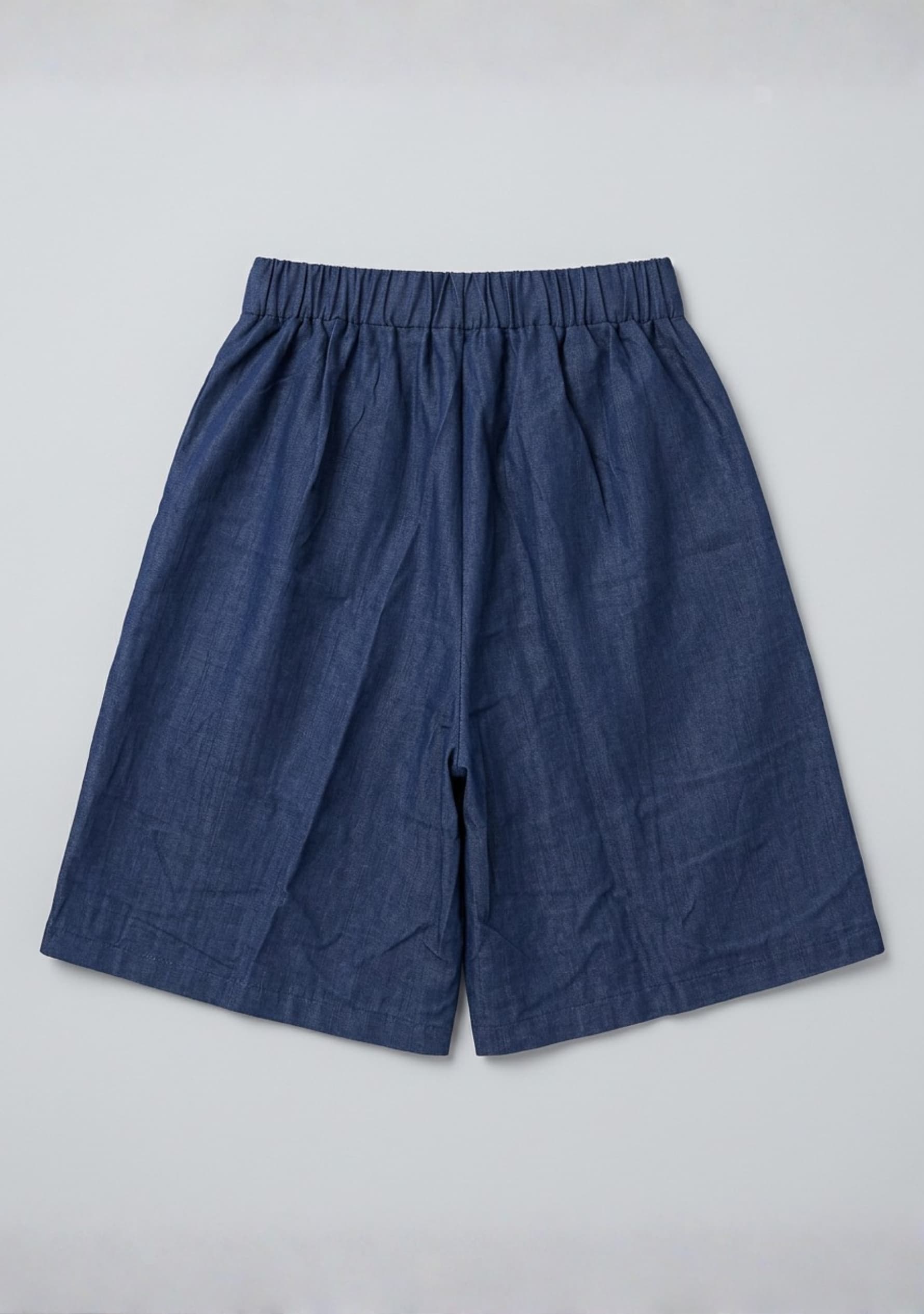 Harbour Wide-Leg Shorts (Denim)