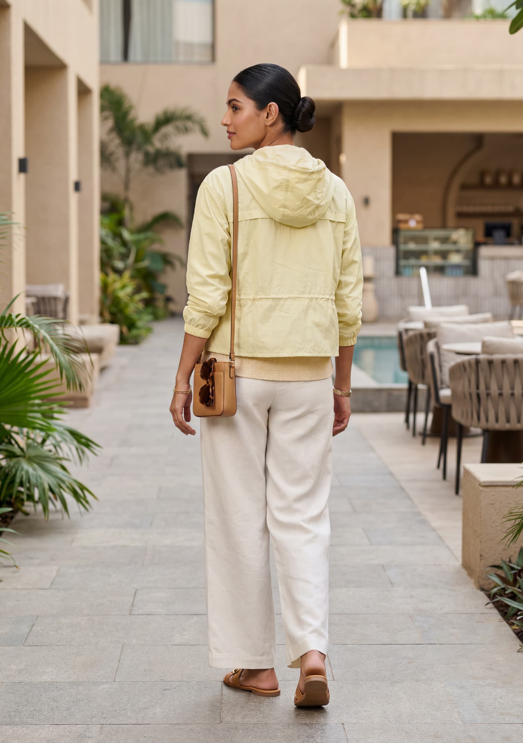 TRIPR Overlay Jacket (Pastel Yellow)
