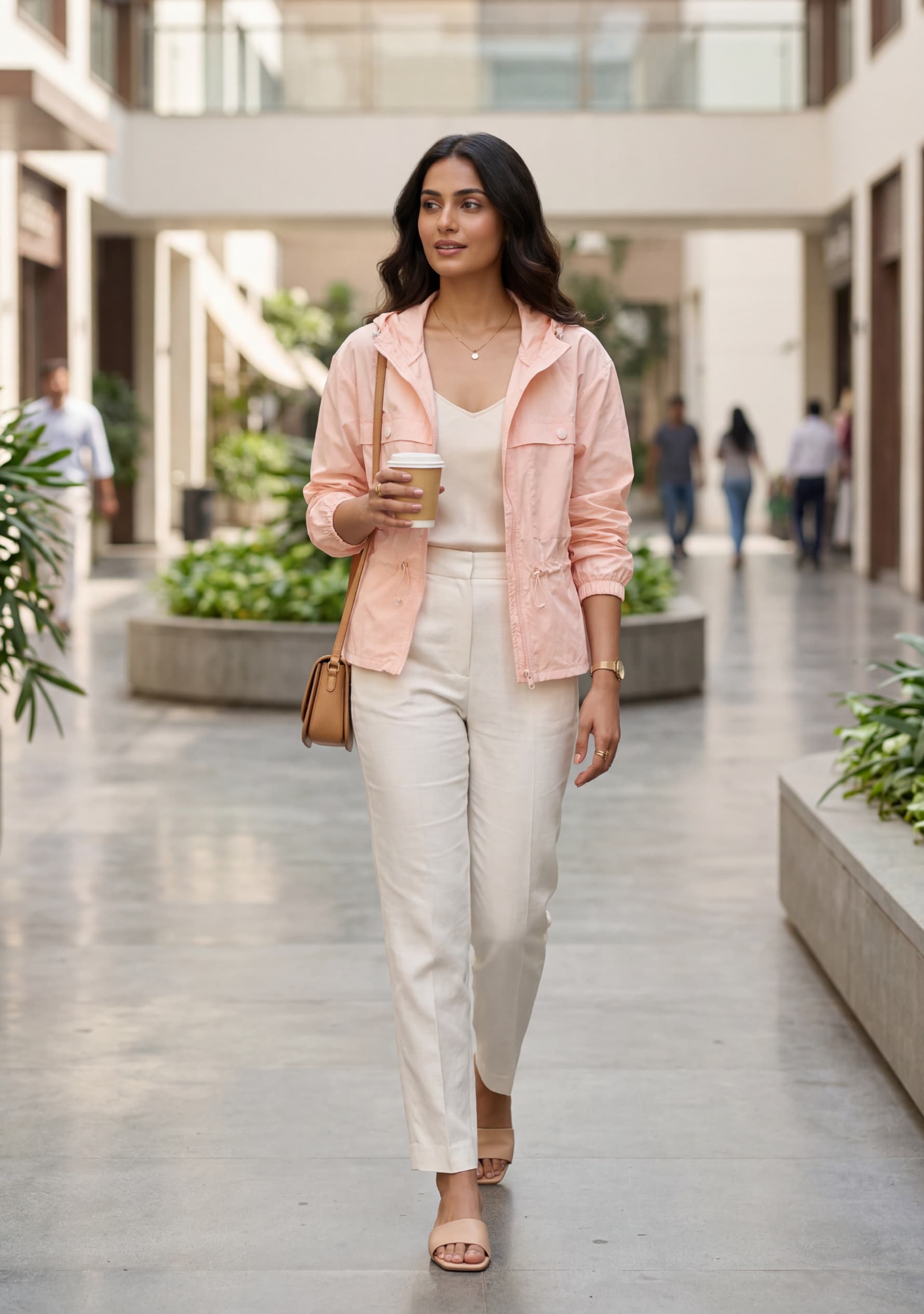 TRIPR Overlay Jacket (Light Pink)