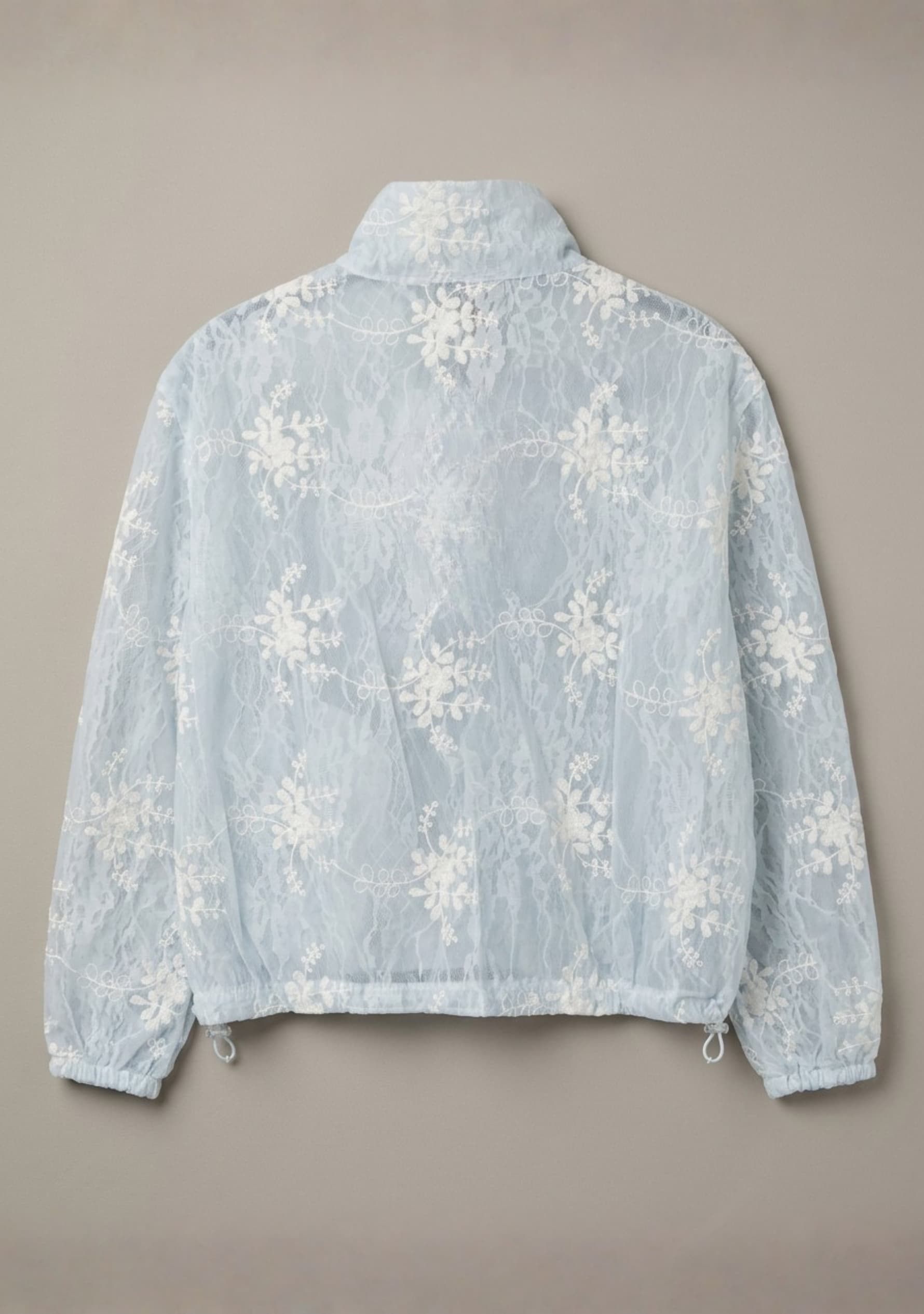 Florique Overlay Jacket (Sky Blue)