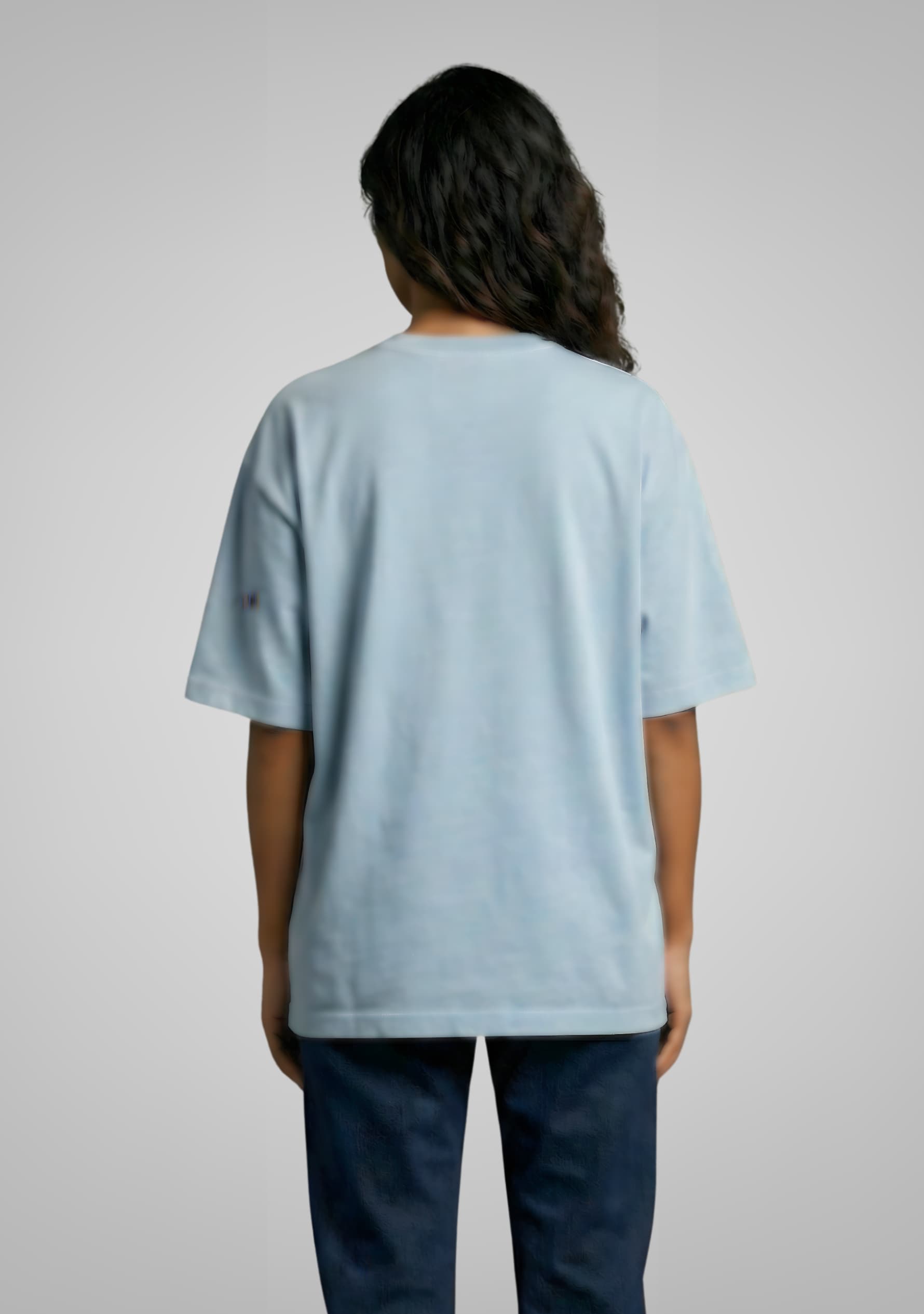 Indie Loom (Sky Blue) Oversized Fit