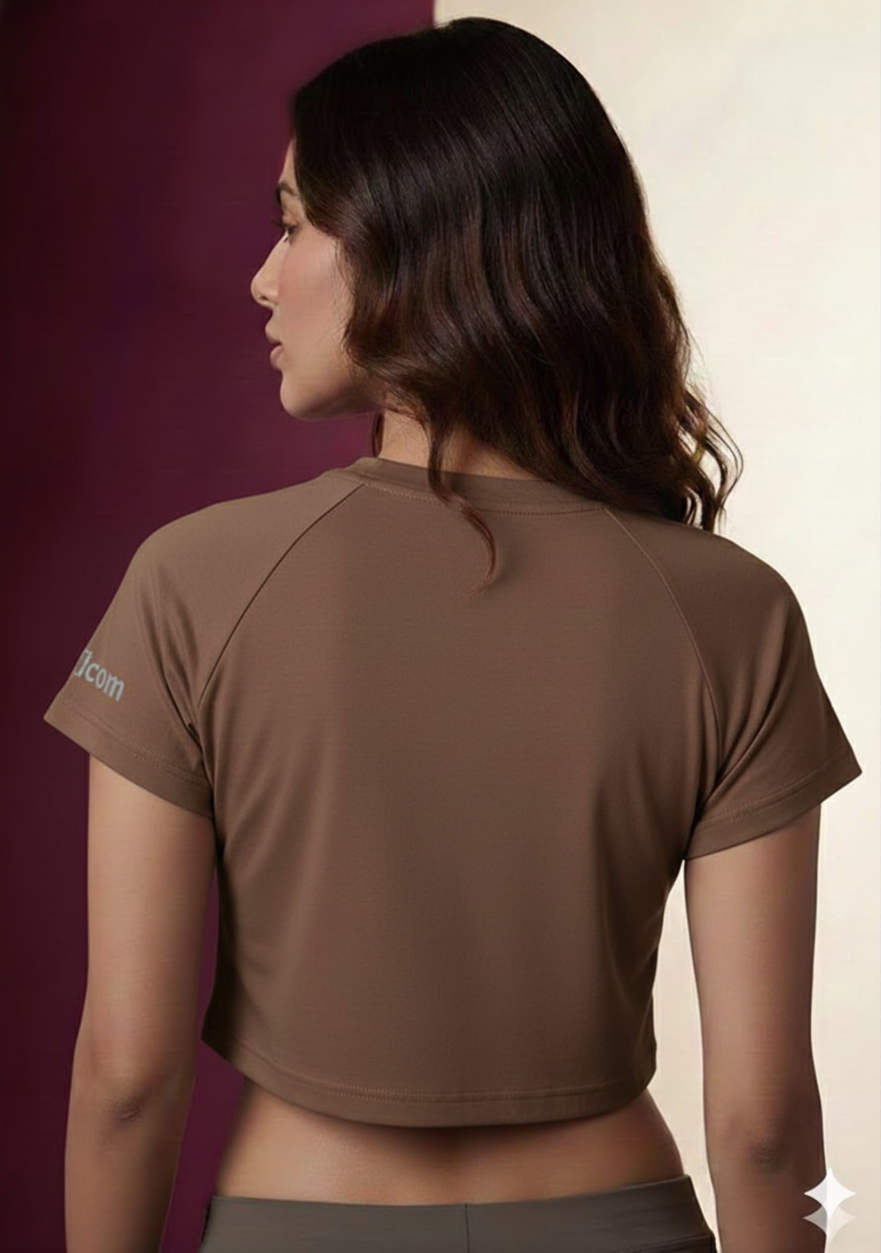 Daily Form (Brown) Crop Top