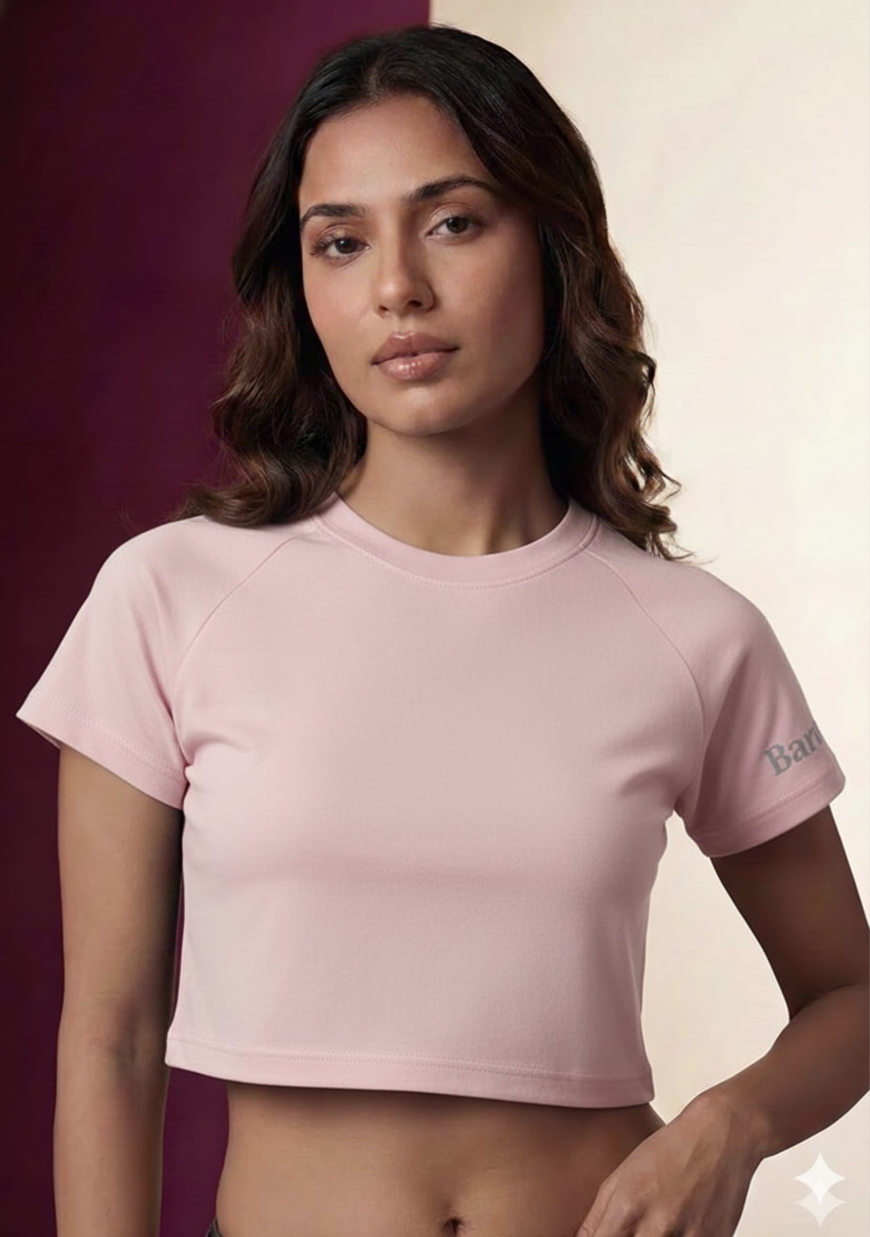 Daily Form (Pink) Crop Top