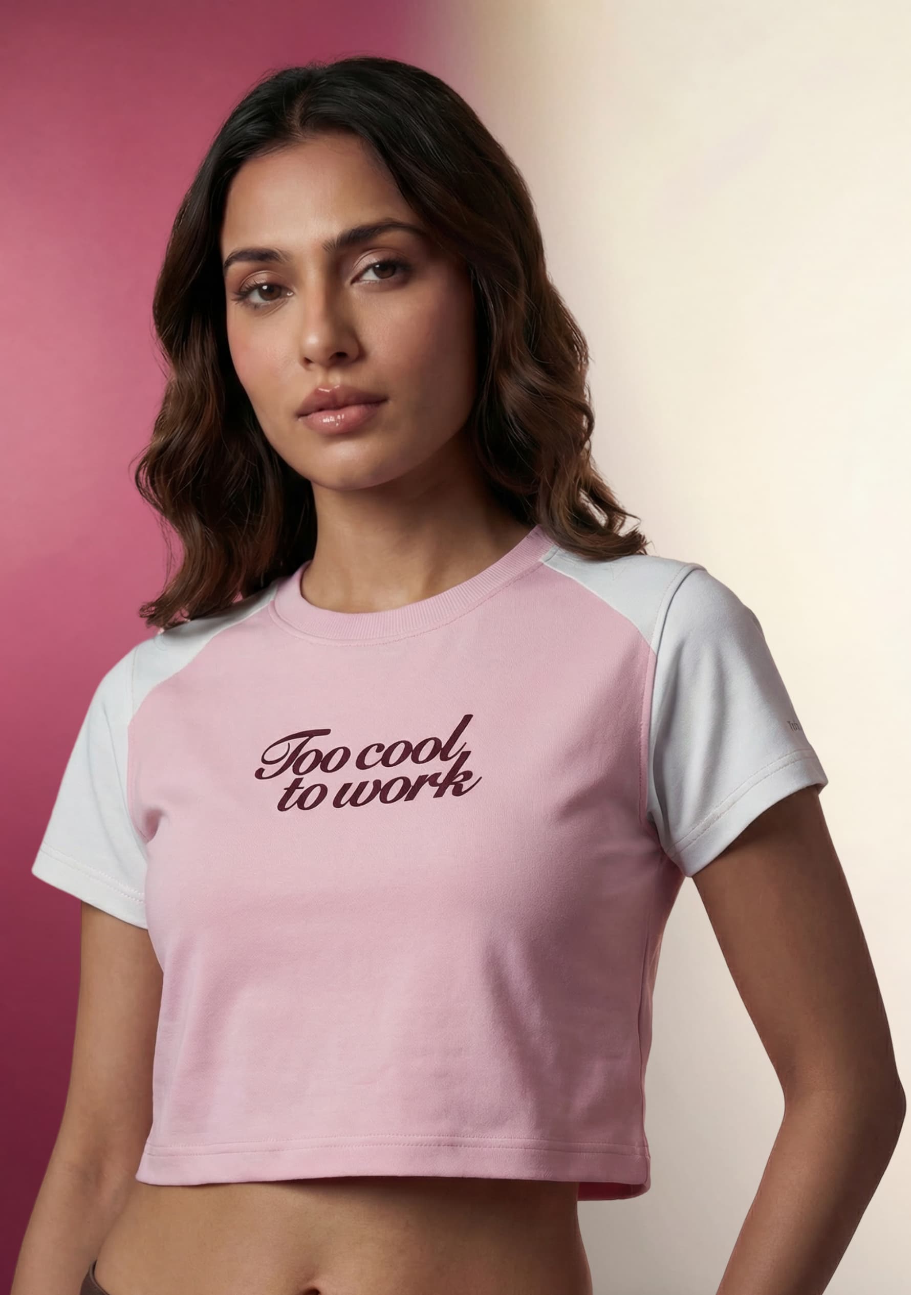 Soft Power (Pink) Crop Top