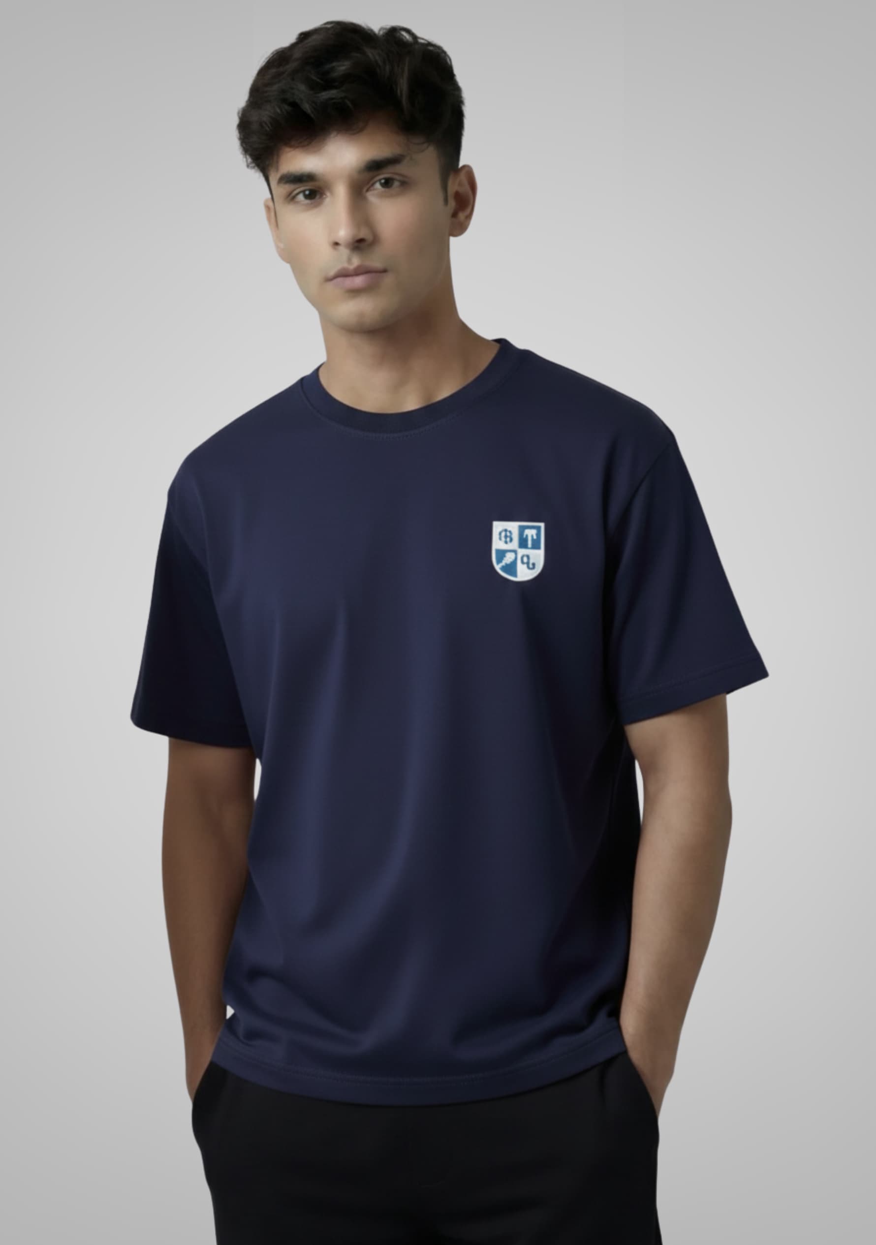 Court Society (Dark Blue) Oversized Fit