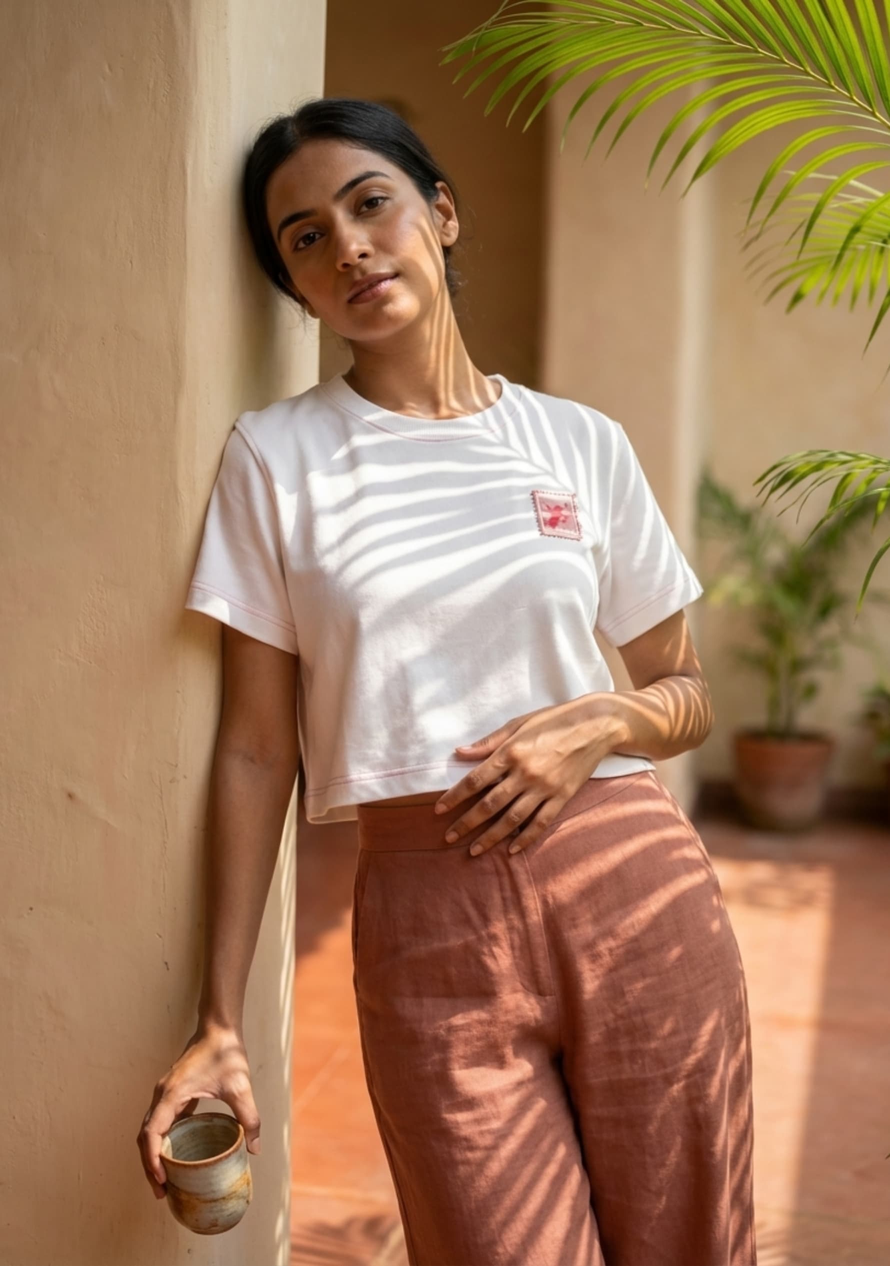 Soft Affair (White) Crop Top
