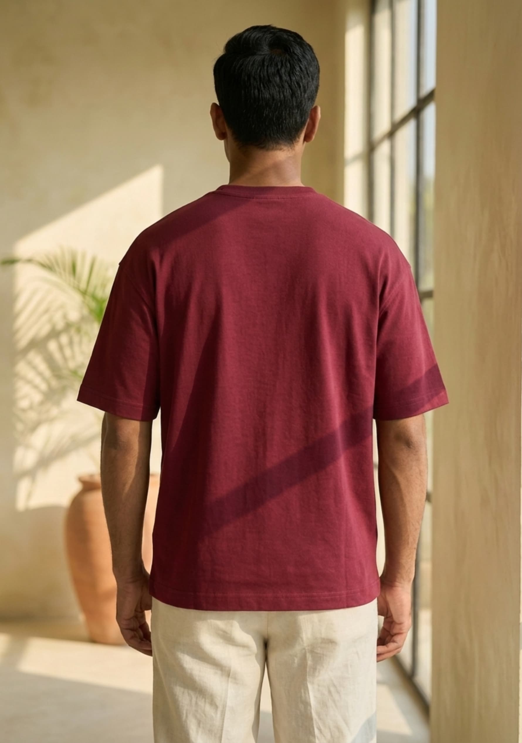 Indie Loom (Maroon) Oversized Fit