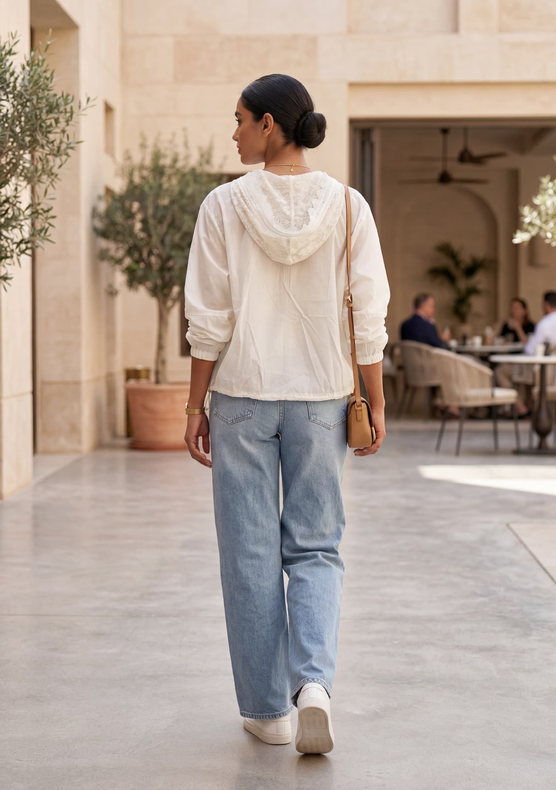Elaris Overlay Jacket (Cream)