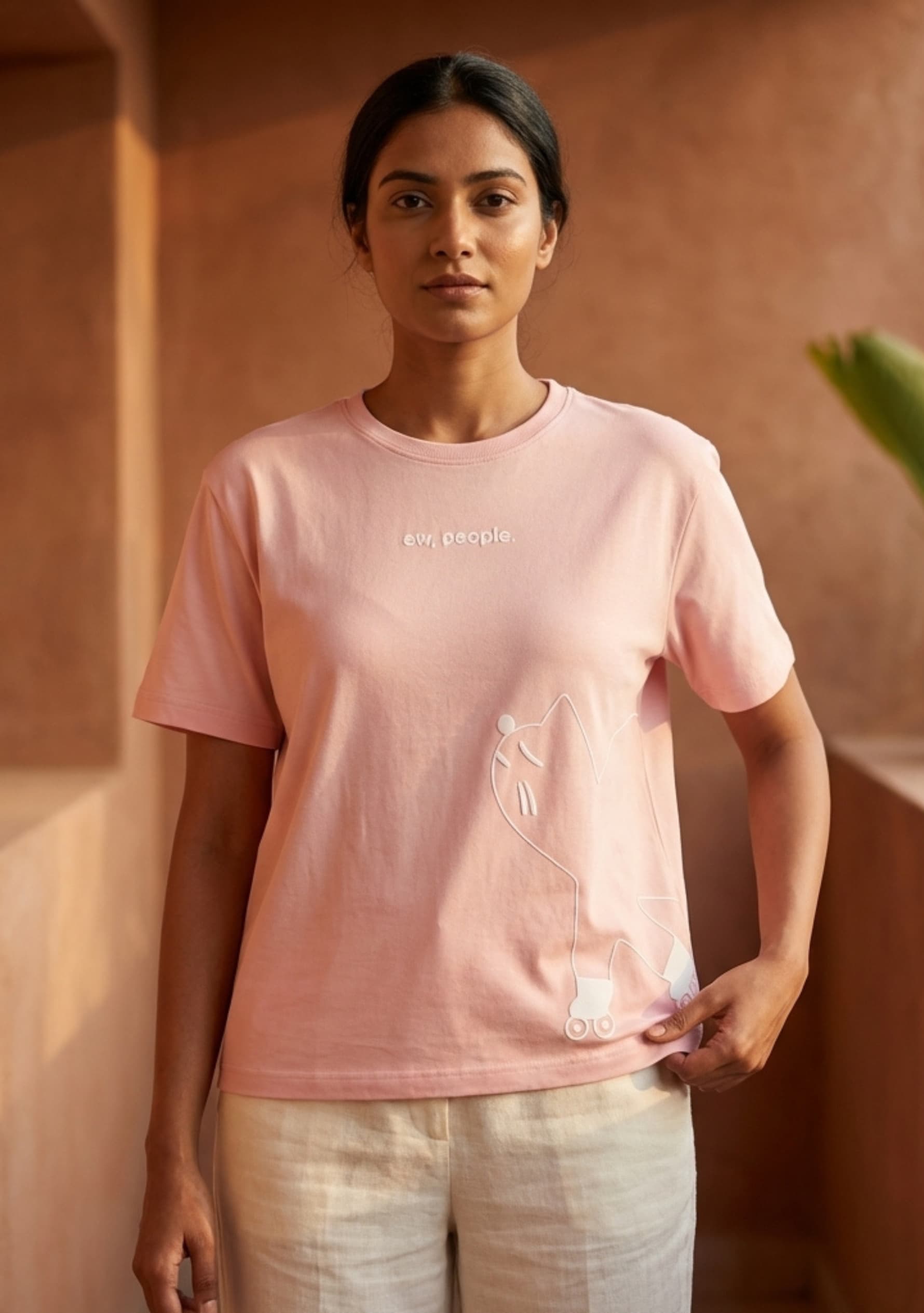 Private Circle (Light Pink) Oversized Fit