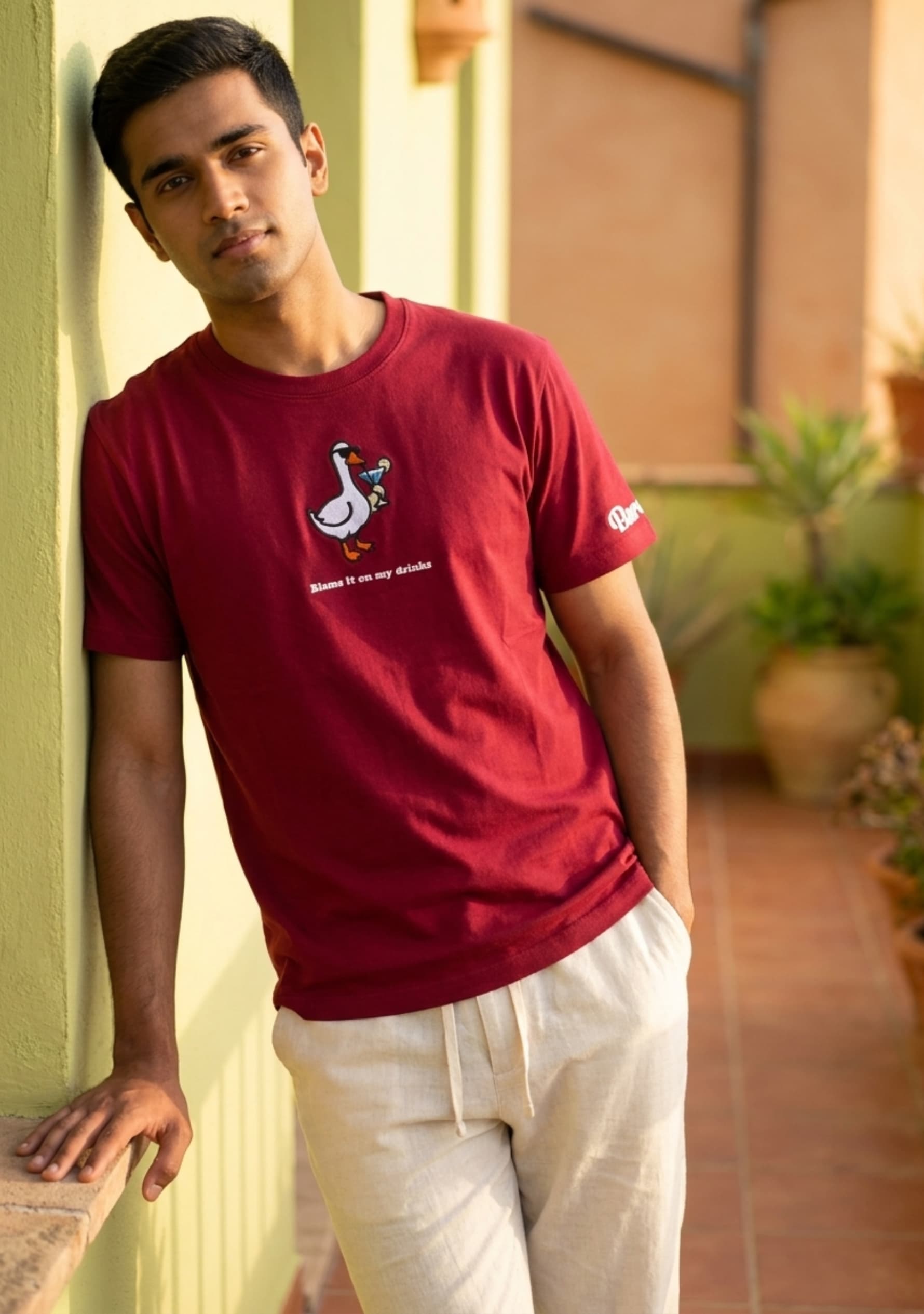 Spill Theory (Maroon) Oversized Fit