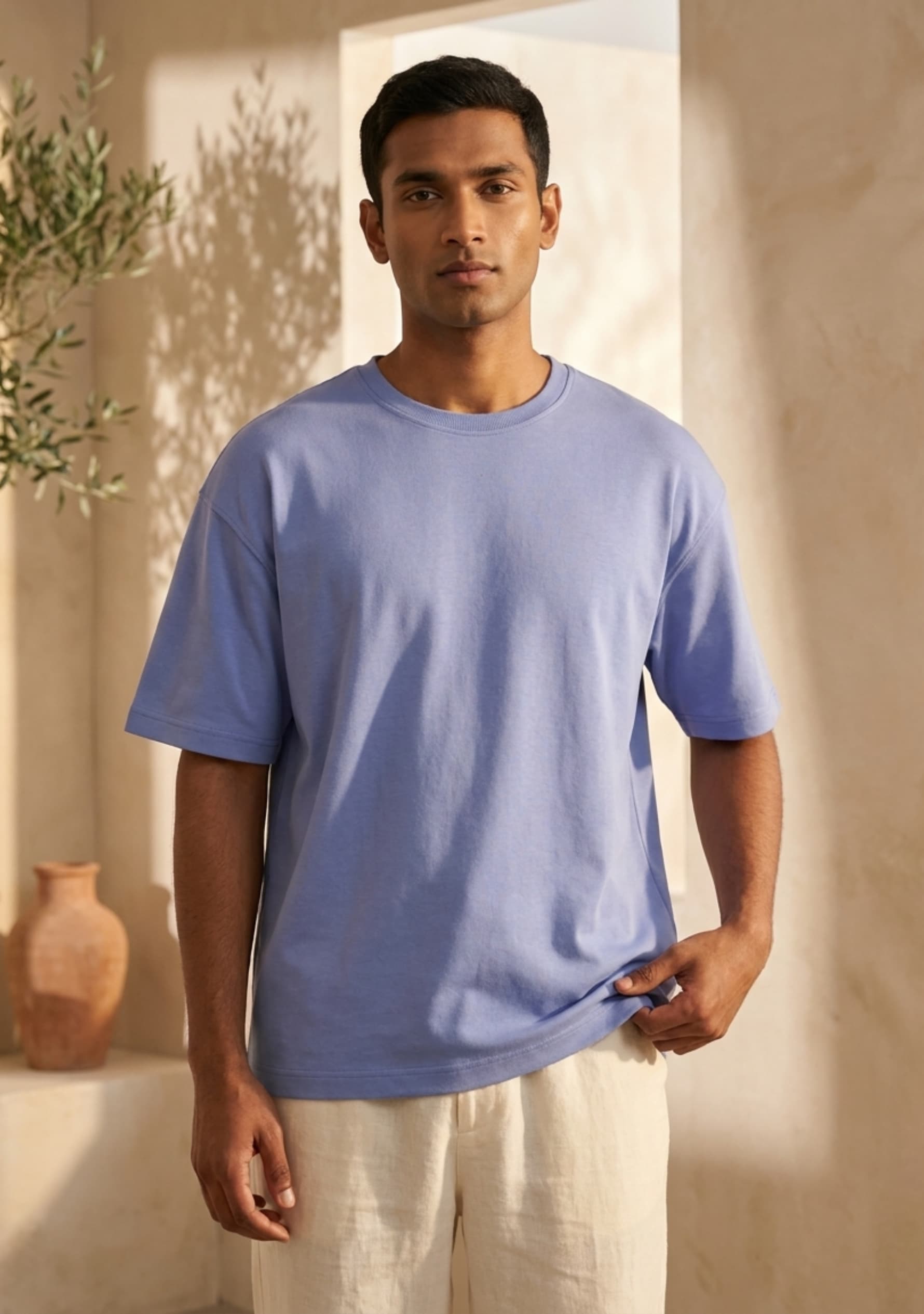 Indie Loom (Sky Blue) Oversized Fit