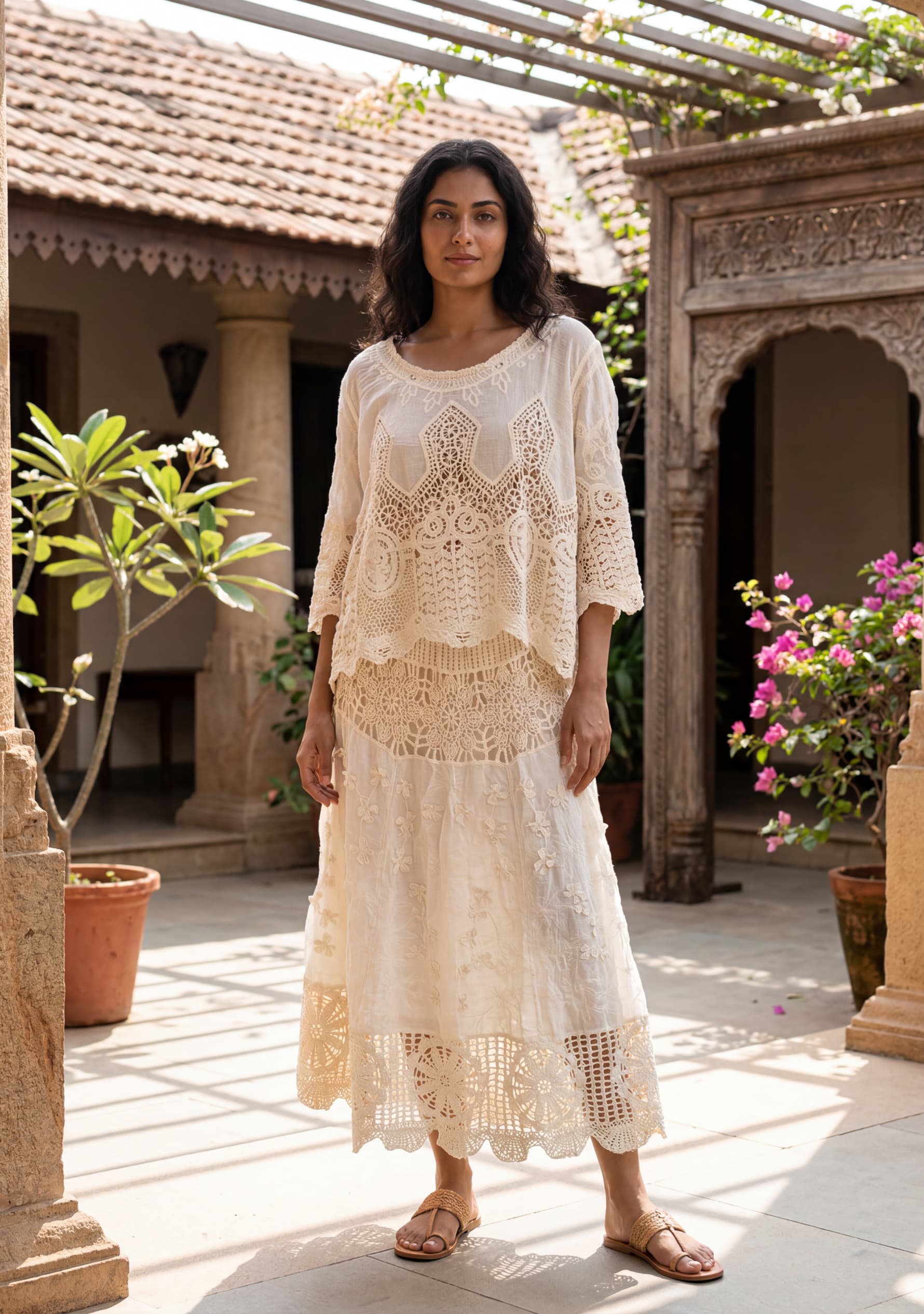Liora Crochet Bottom (Cream)