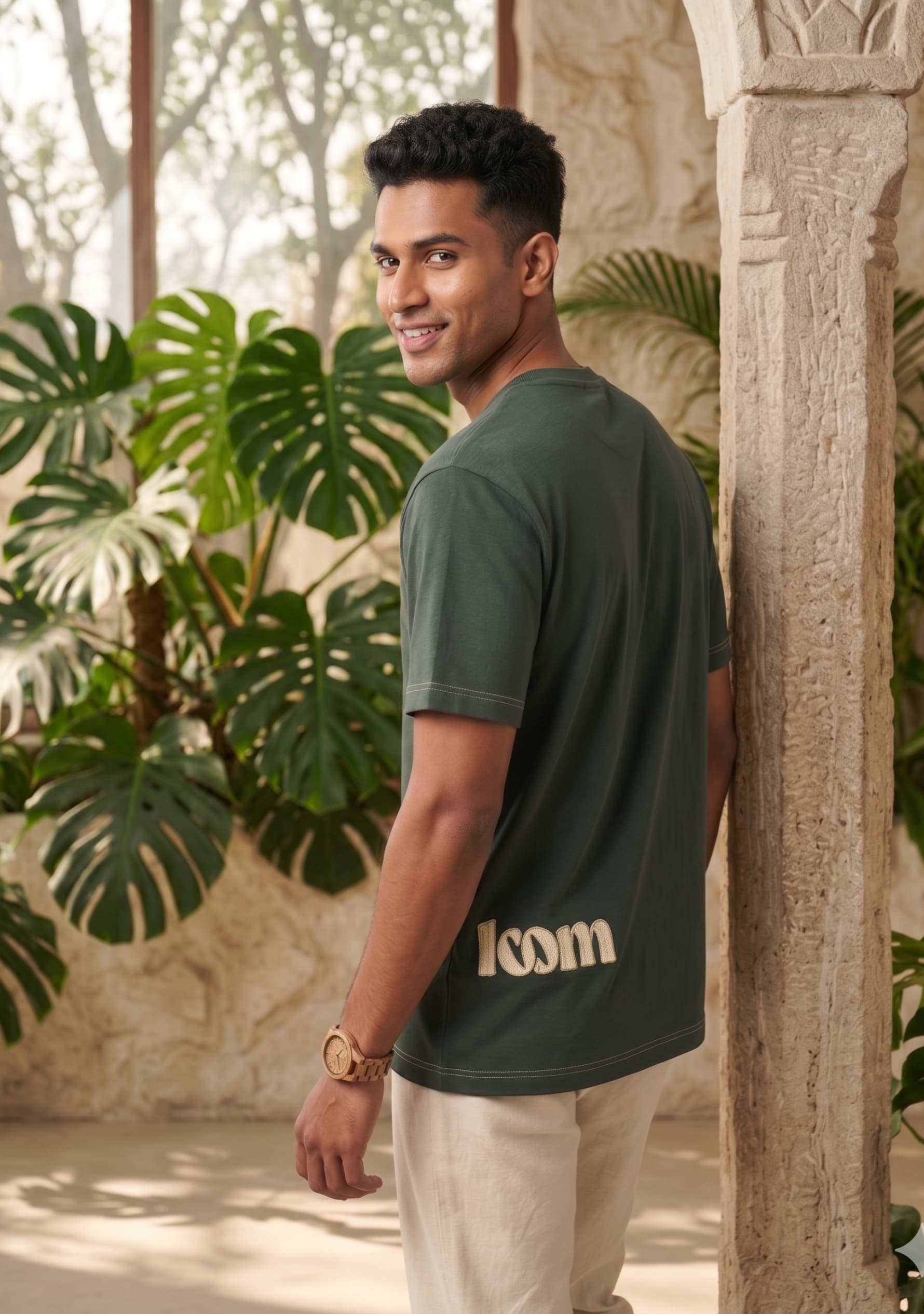 Clean Edge (Forest Green) Oversized Fit