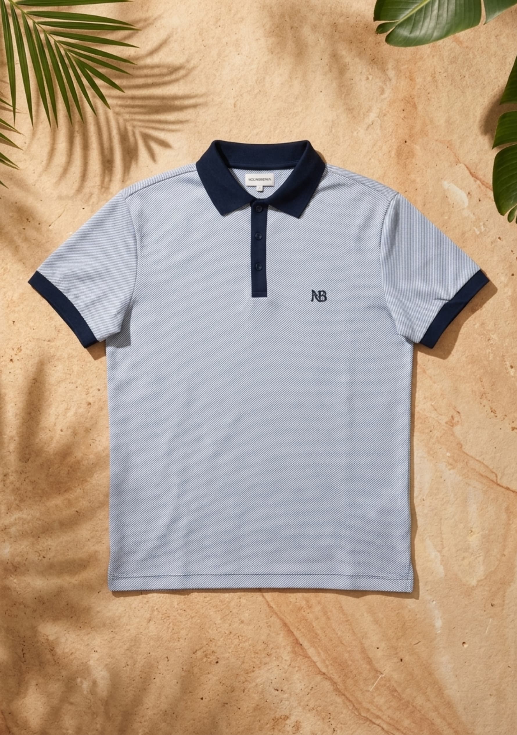 Miami (Navy Blue) Button Polo