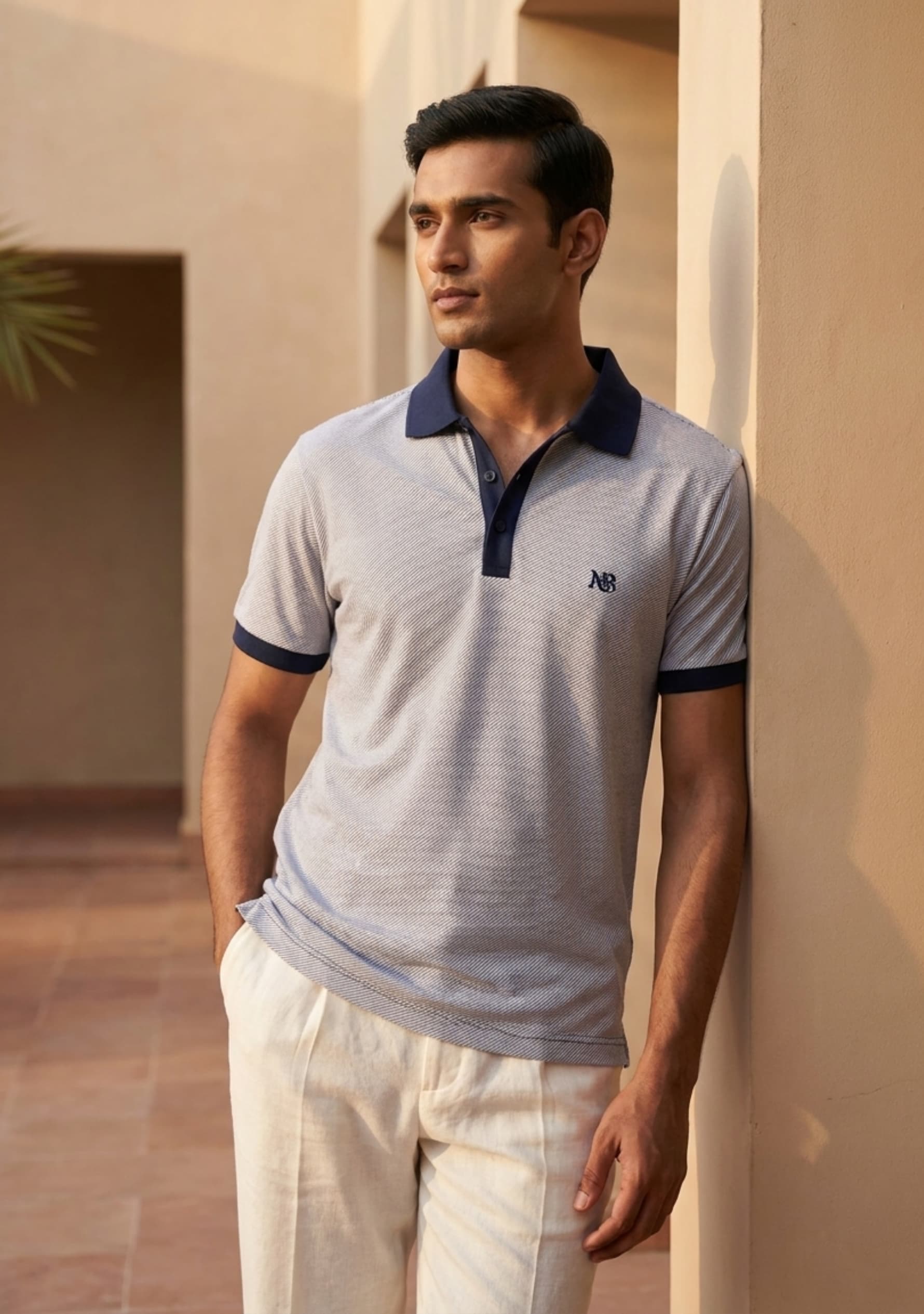 Miami (Navy Blue) Button Polo