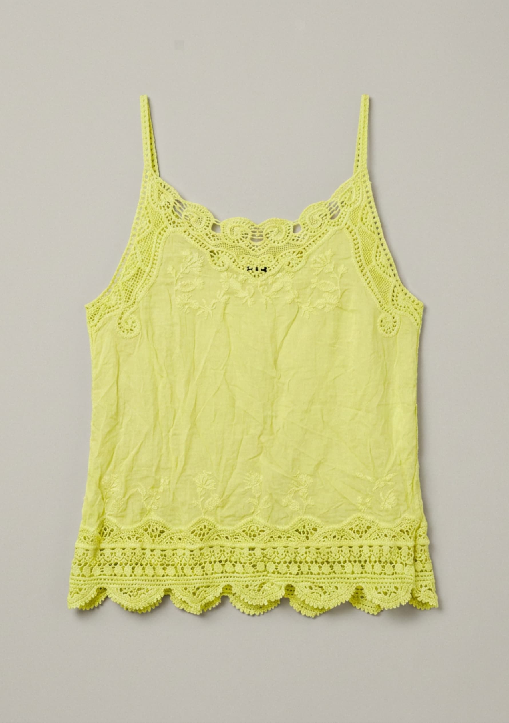 Lunelle Crochet Top (Light Green)